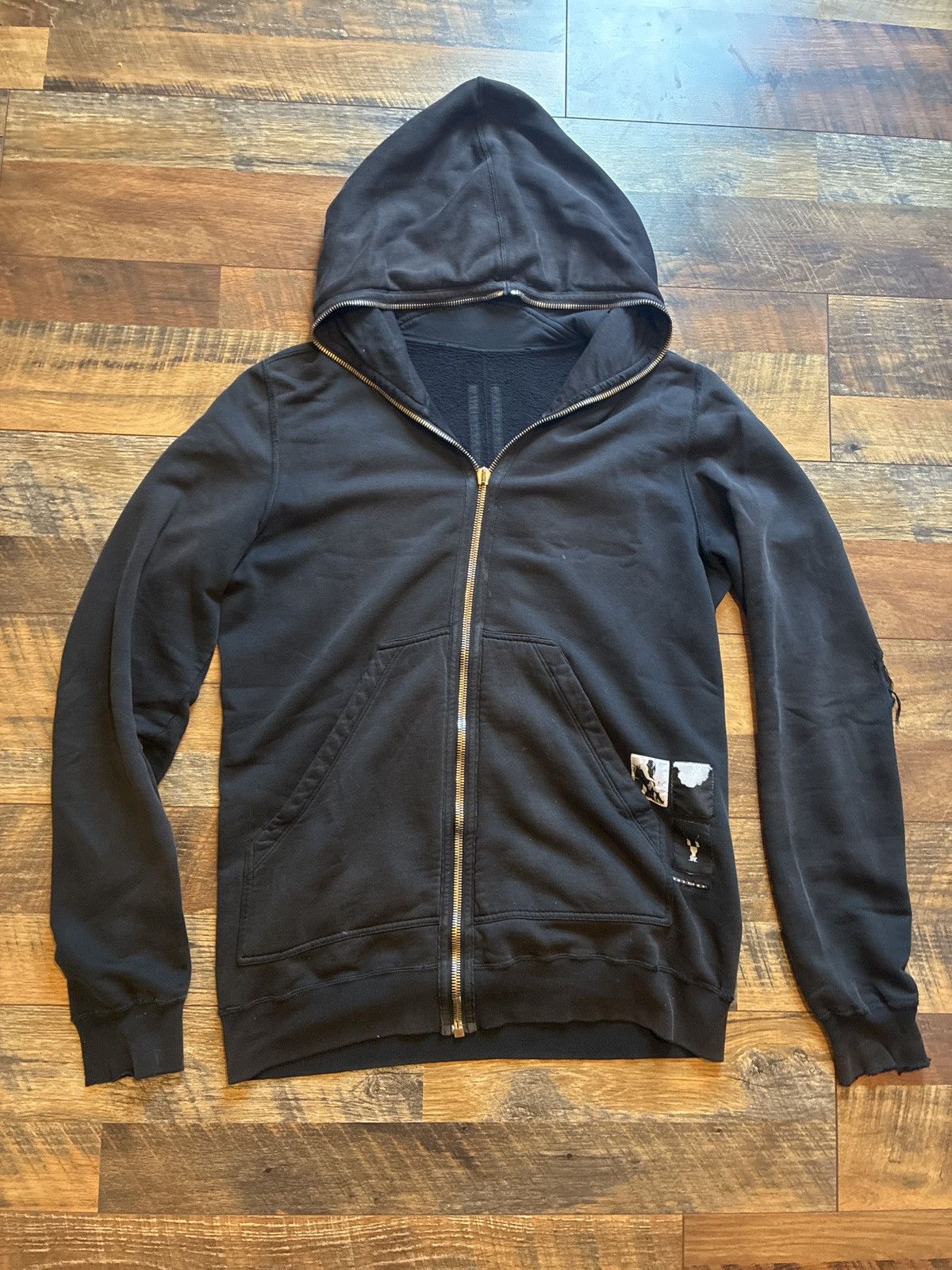 Rick Owens Rick Owens Gimp Zip Up Hoodie Size US L / EU 52-54 / 3 - 4 Thumbnail