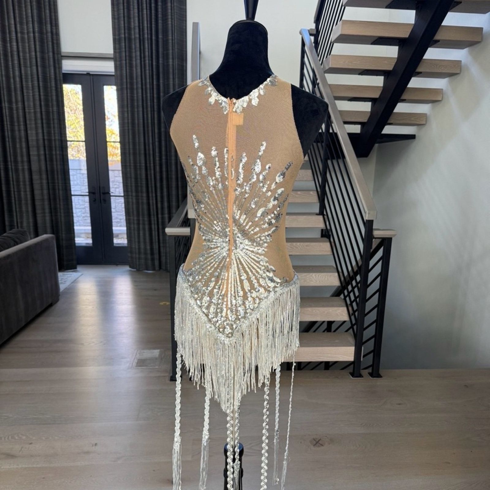 Other Y2K Festival Party Chic Silver Embellished Dress one size Size S / US 4 / IT 40 - 10 Thumbnail