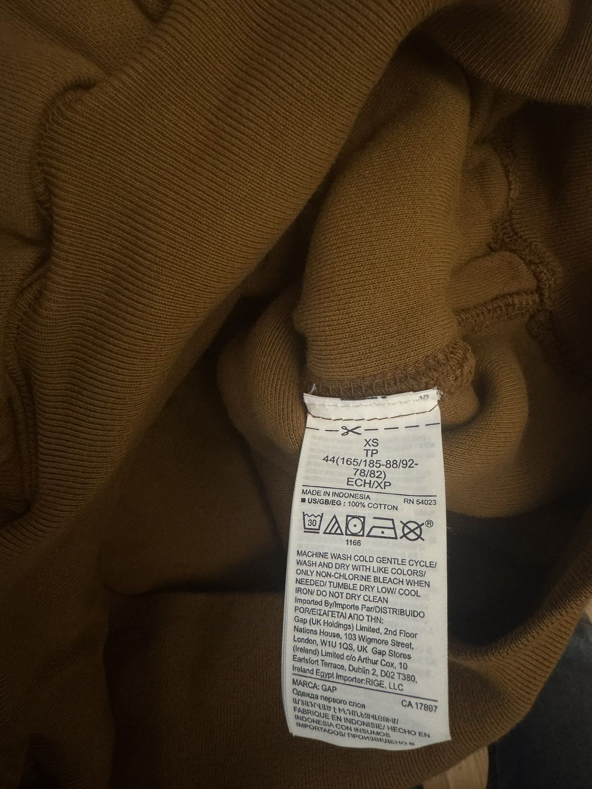 Gap × Yeezy Yeezy gap balenciaga Perfect Hoodie - Light Brown Size US XS / EU 42 / 0 - 4 Thumbnail