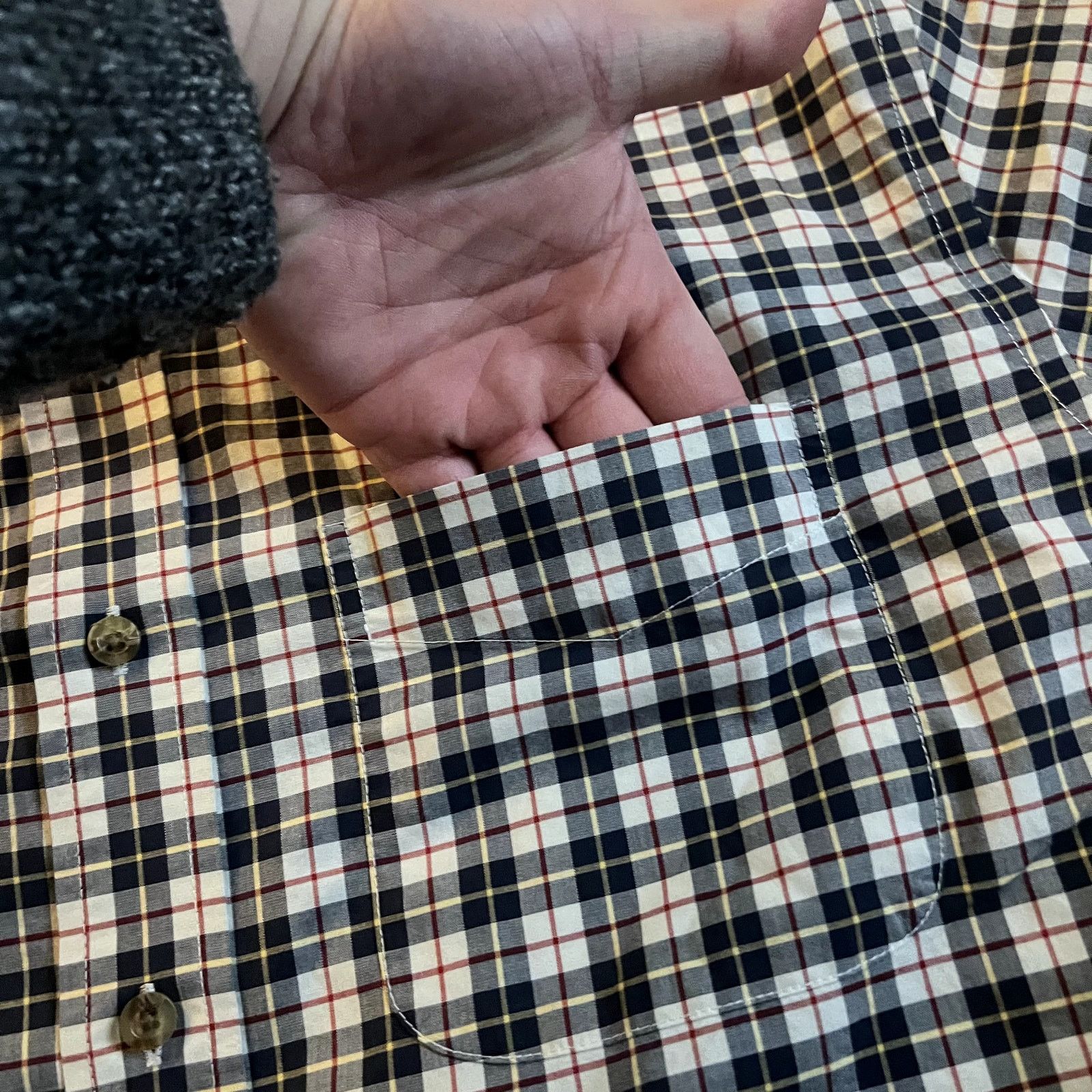 L.L. Bean L.L. Bean Men's Plaid Wrinkle-Resistant Button-Down Size Lg Size US L / EU 52-54 / 3 - 4 Thumbnail
