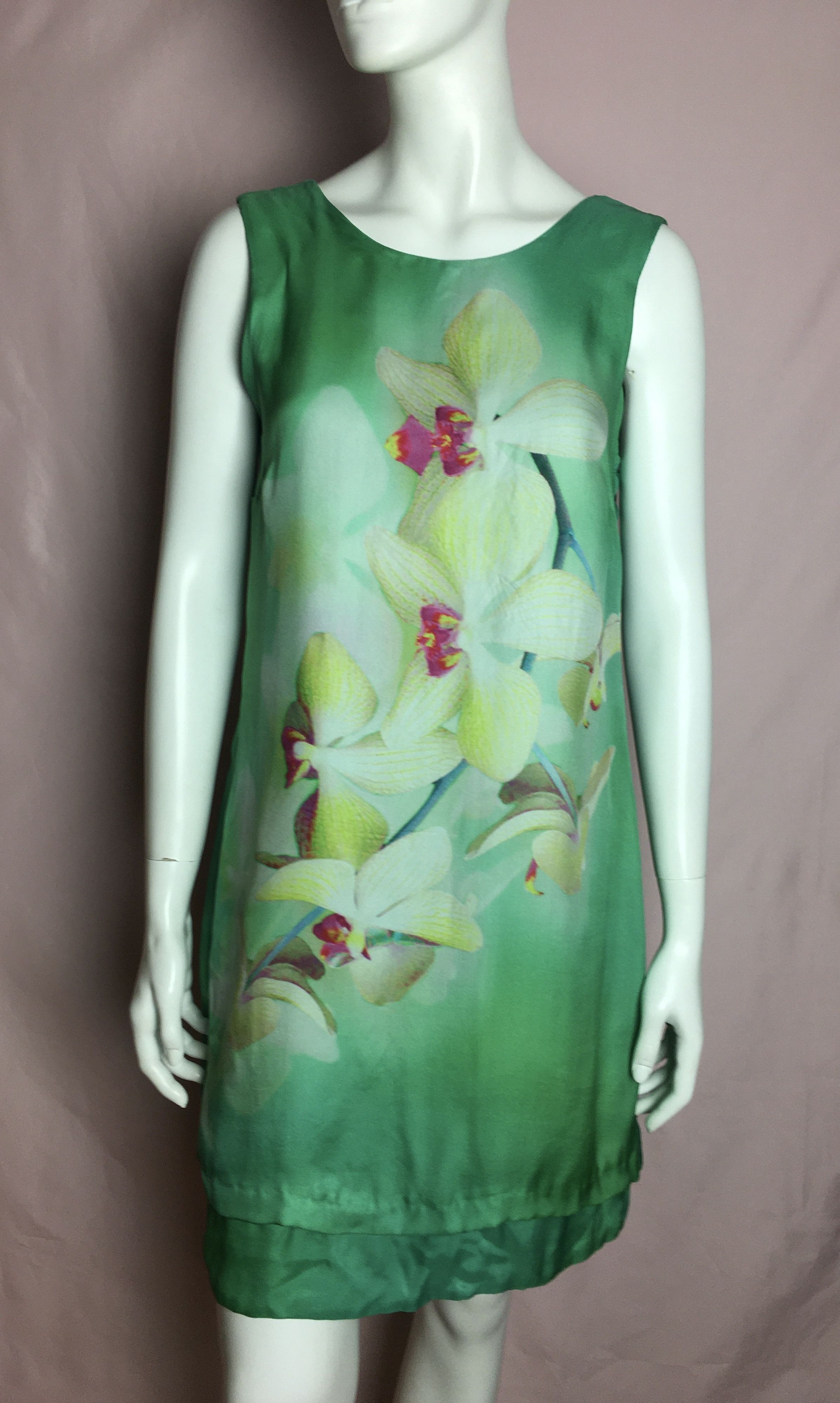 Other Ana Alcazar Silk Dress Floral Print Size EU 36 Size S / US 4 / IT 40 - 4 Thumbnail