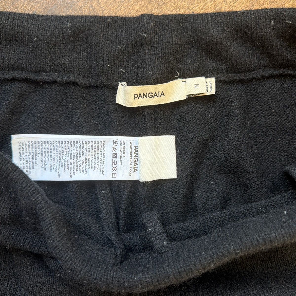 Pangaia Pangaia black cashmere sweatpants Size US 33 - 4 Thumbnail