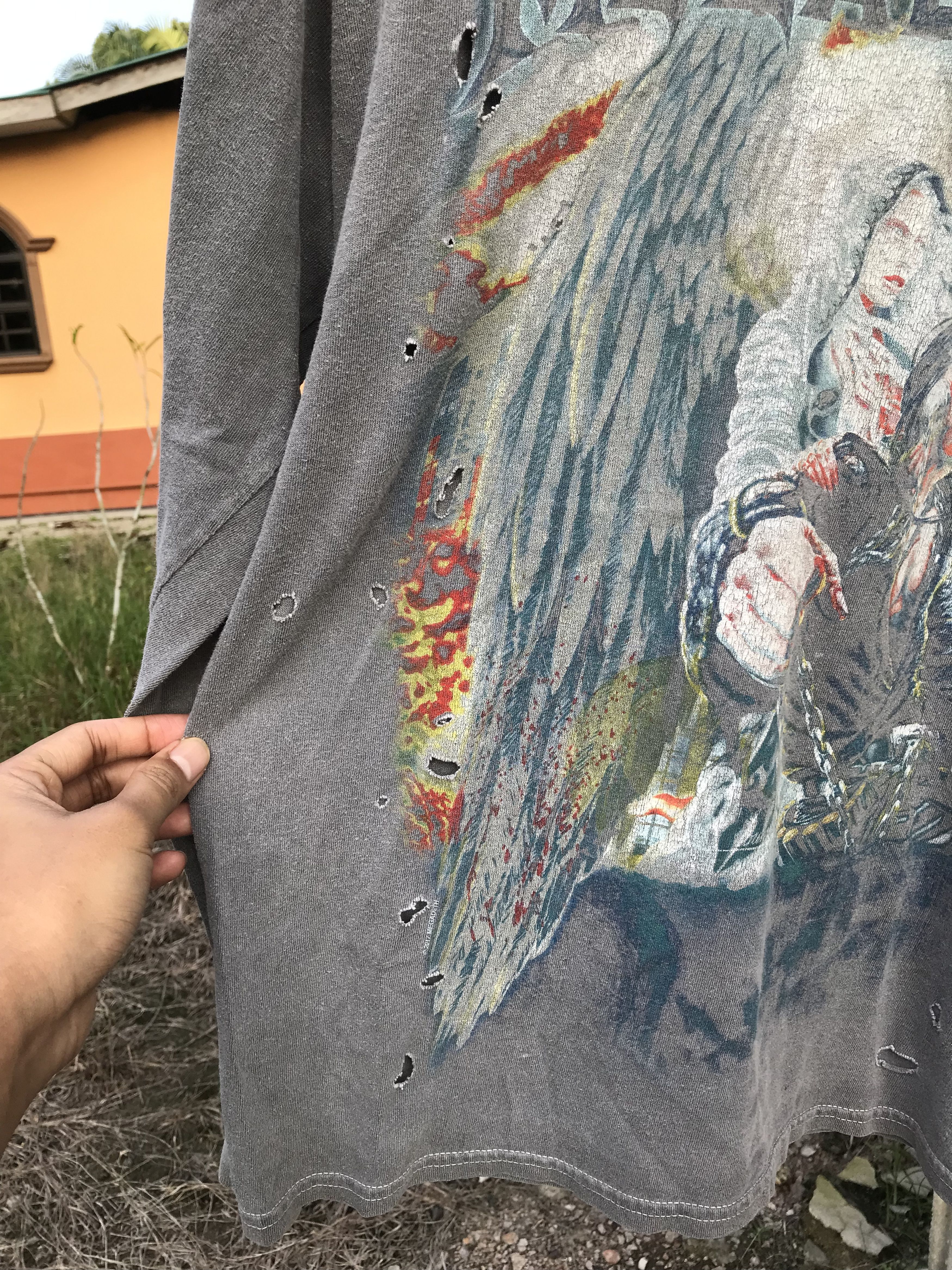 Megadeth Megadeth Vintage Distressed Long Sleeve Band Tee (2017) Size US S / EU 44-46 / 1 - 4 Thumbnail