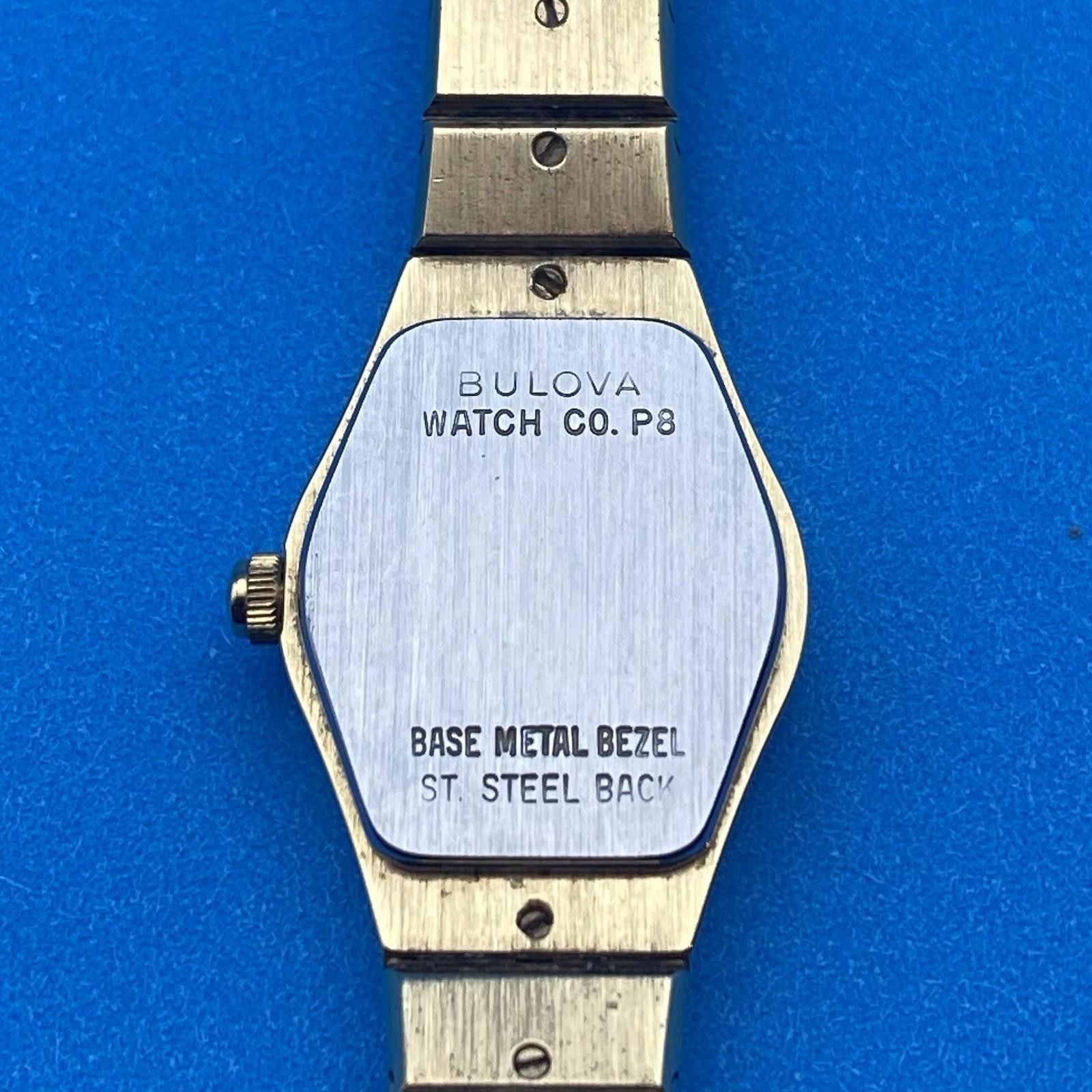 Bulova Vintage Bulova Diamond Dial Ladies Watch 1988 GoldTone 92K75 Size ONE SIZE - 6 Thumbnail