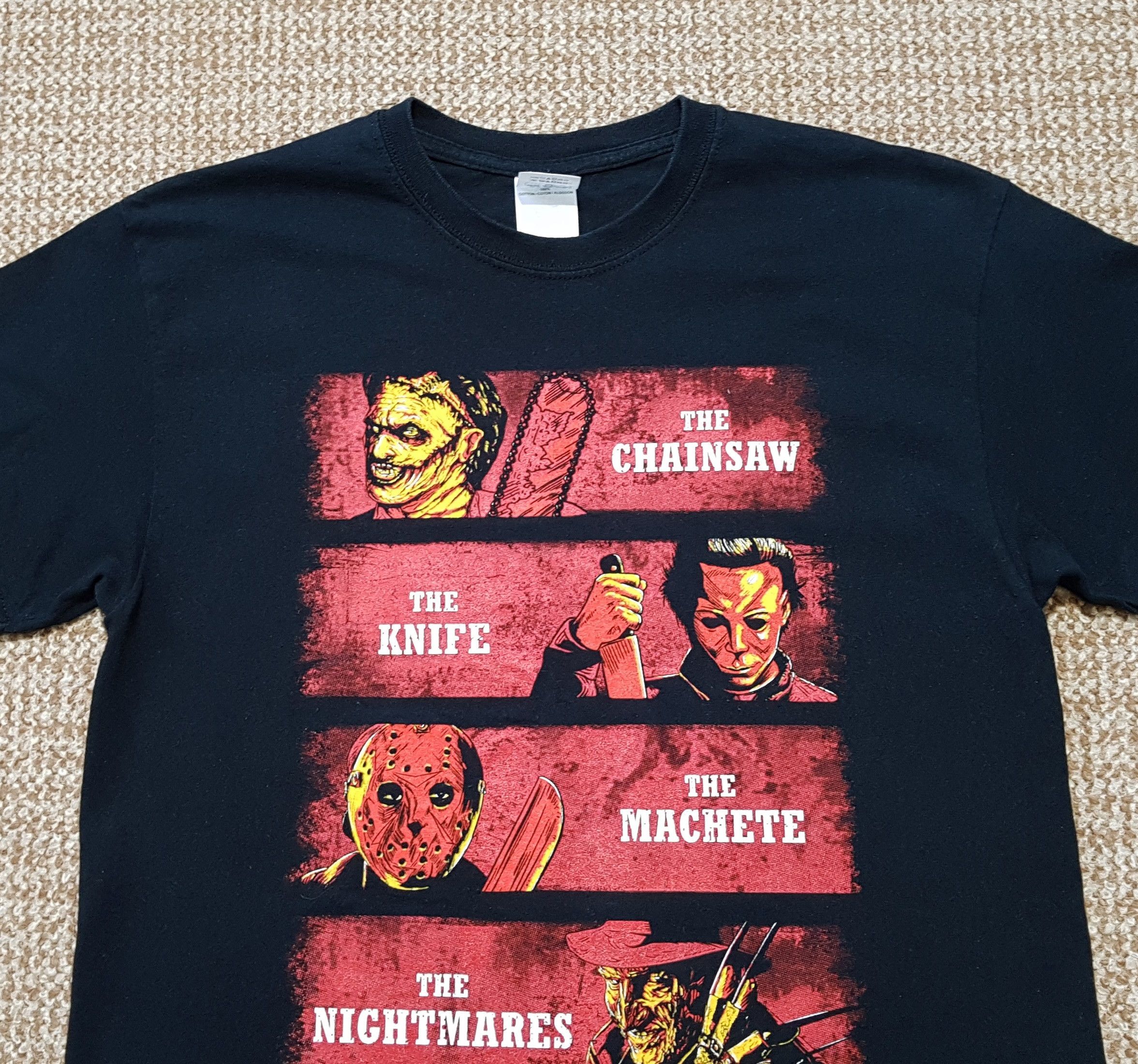 Expert Horror Horror Movie T Shirt Friday 13th Halloween Chainsaw Freddy Size US M / EU 48-50 / 2 - 3 Thumbnail