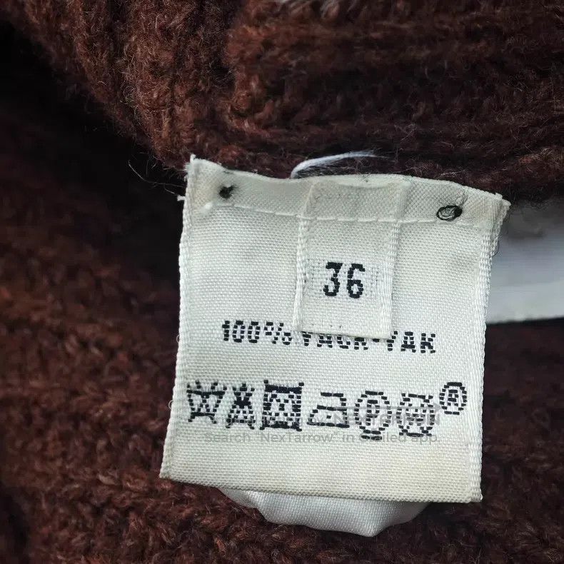 Hermes Hermes Brown Vertical Stripe Wool Dress Size XS / US 0-2 / IT 36-38 - 6 Thumbnail