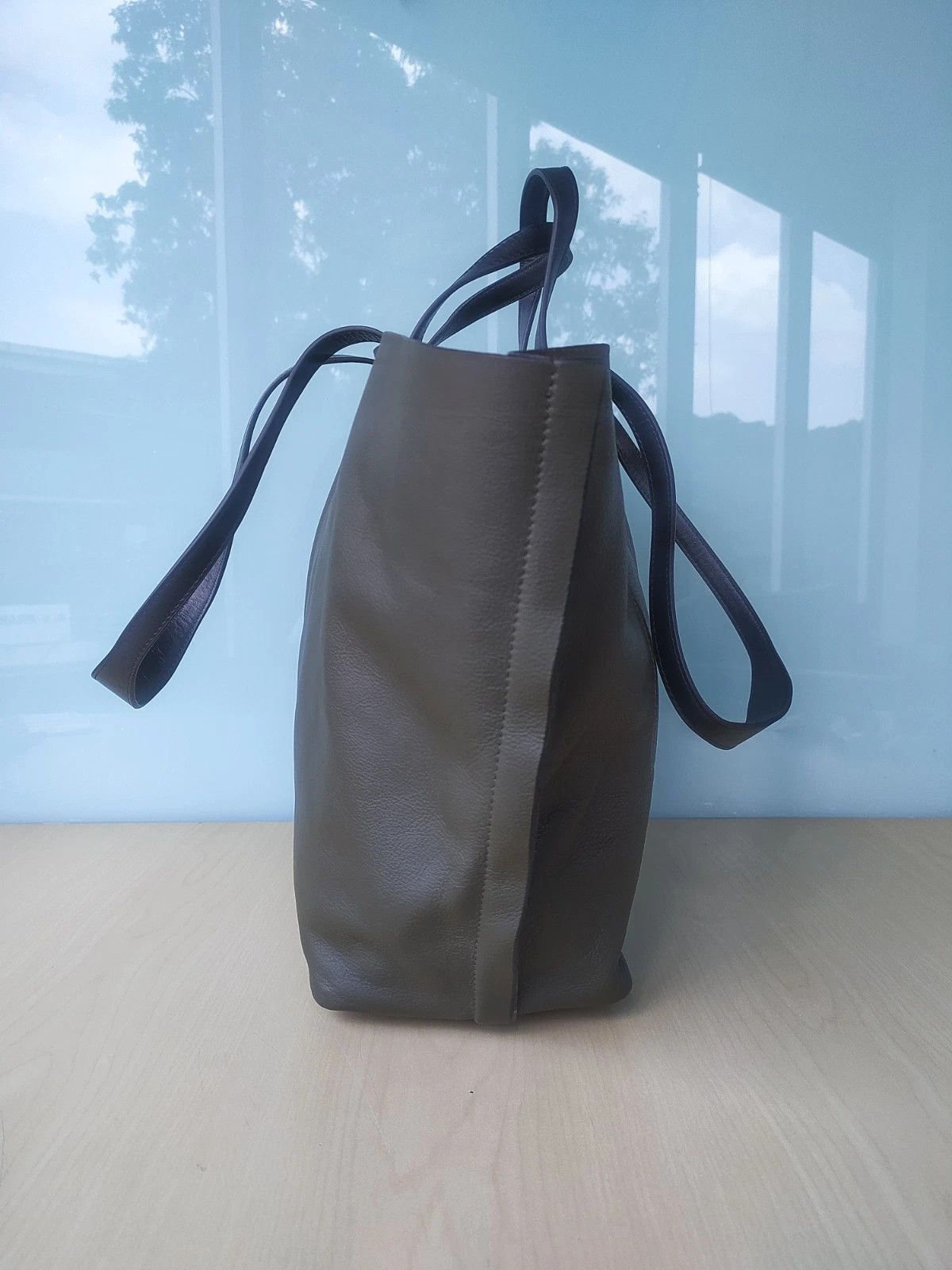 Allsaints AllSaints Phoenix Ew Leather Tote Bag FTP - 8053 Size ONE SIZE - 3 Thumbnail
