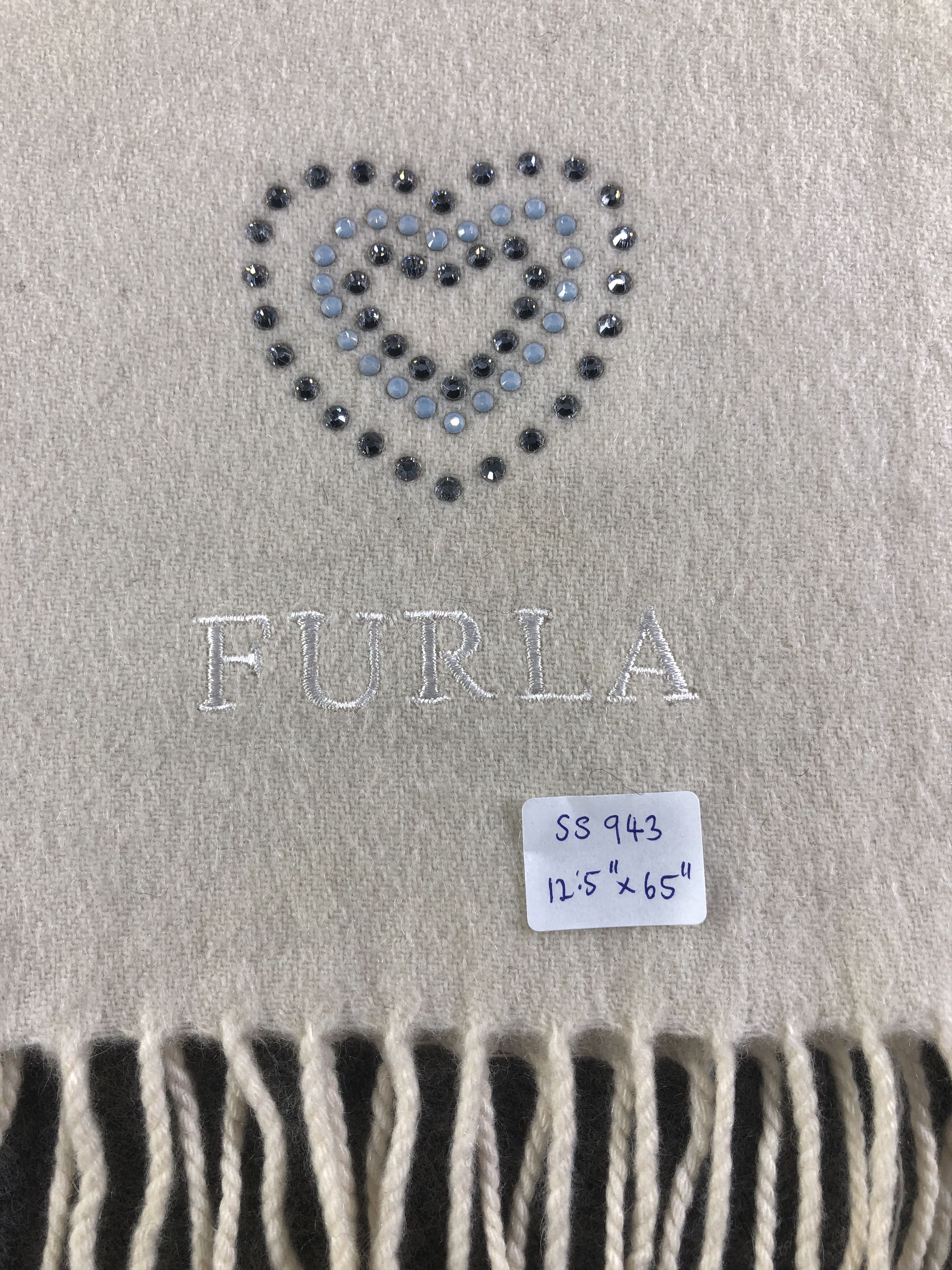 Furla × Vintage Furla Cashmere Scarf / Muffler / Neckwear Size ONE SIZE - 4 Thumbnail