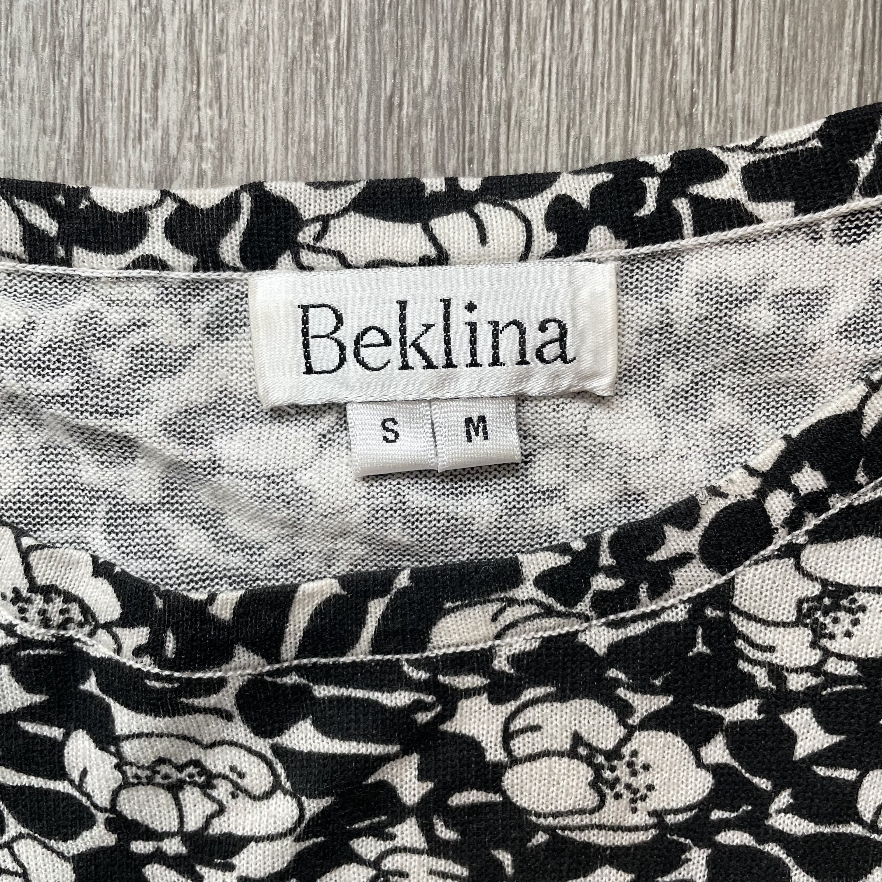 Beklina Beklina Floral Knit Crop Top and Skirt Set Black White S/M Size M / US 6-8 / IT 42-44 - 5 Thumbnail