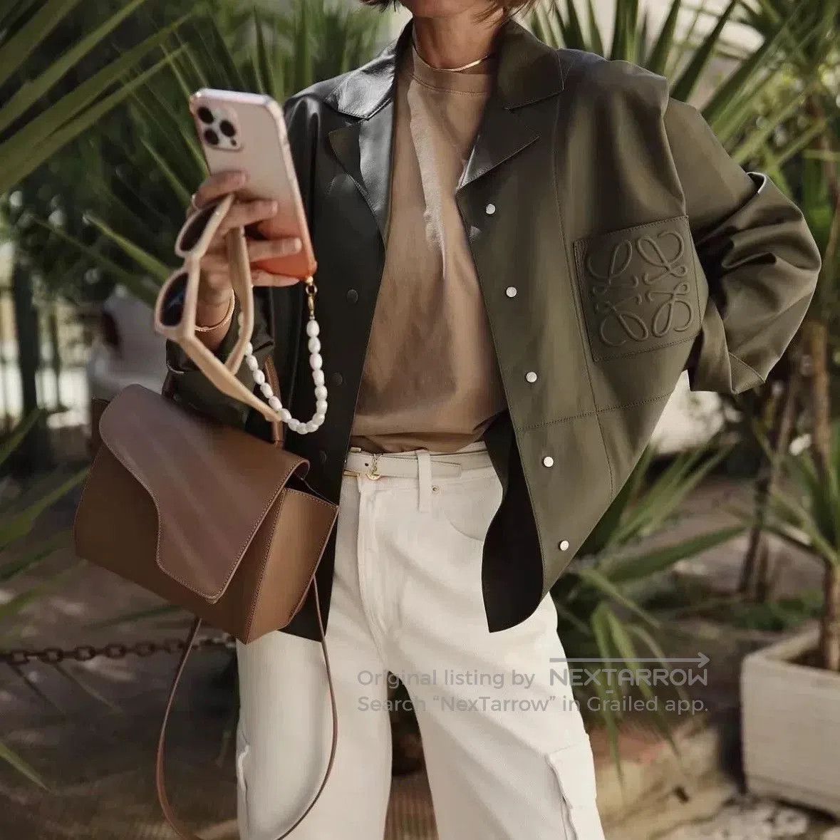 Loewe Loewe Sheepskin Embossed Pocket Shirt Jacket. Size XS / US 0-2 / IT 36-38 - 1 Thumbnail