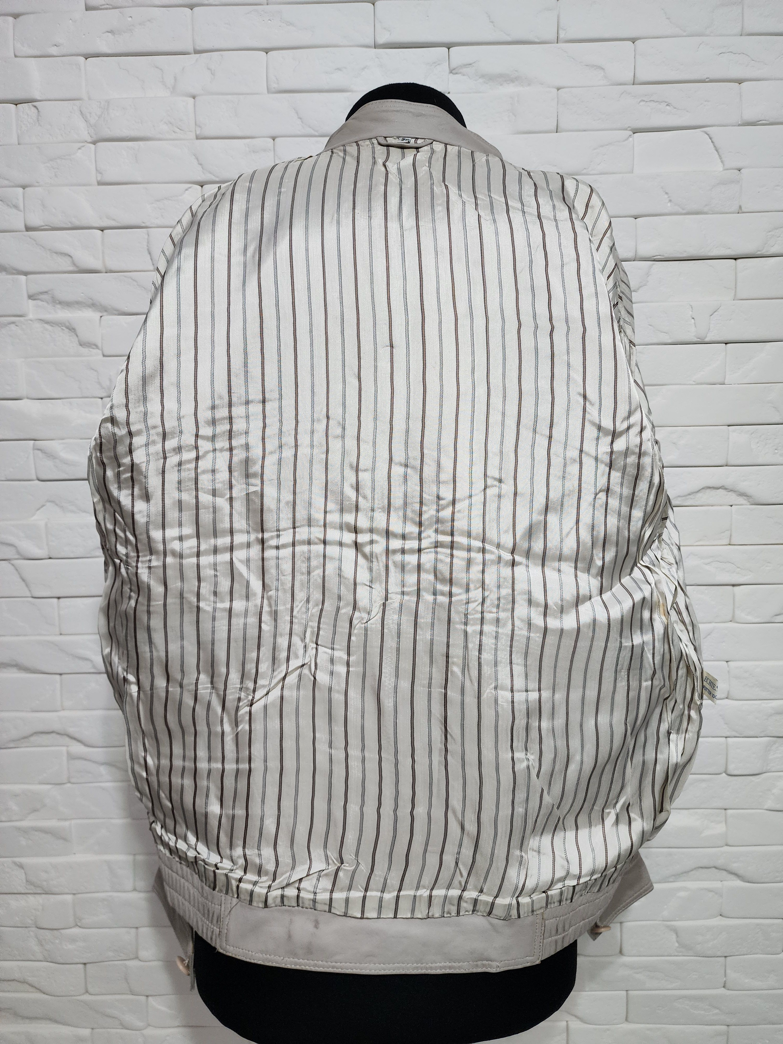 Genuine Leather Men's leather jacket in gray Size US L / EU 52-54 / 3 - 7 Thumbnail