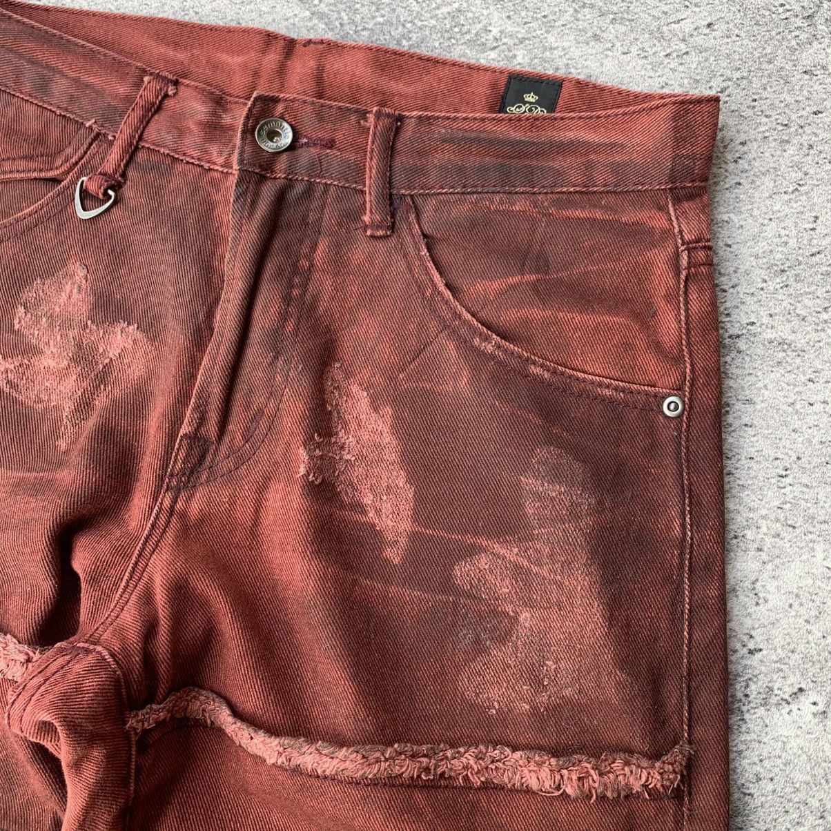 Japanese Brand Semantic Design Ombre Distressed Jeans Size US 30 / EU 46 - 7 Thumbnail