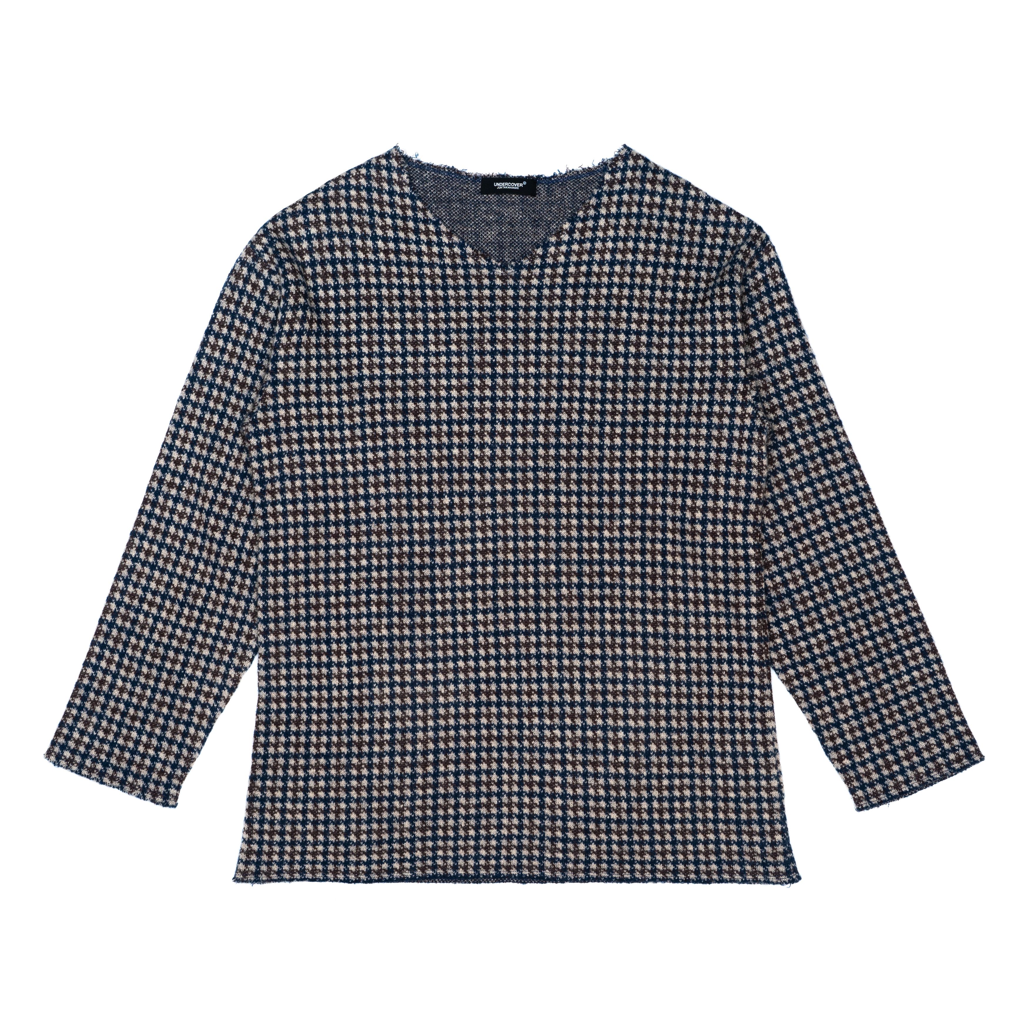 Undercover Distressed Argyle Knit