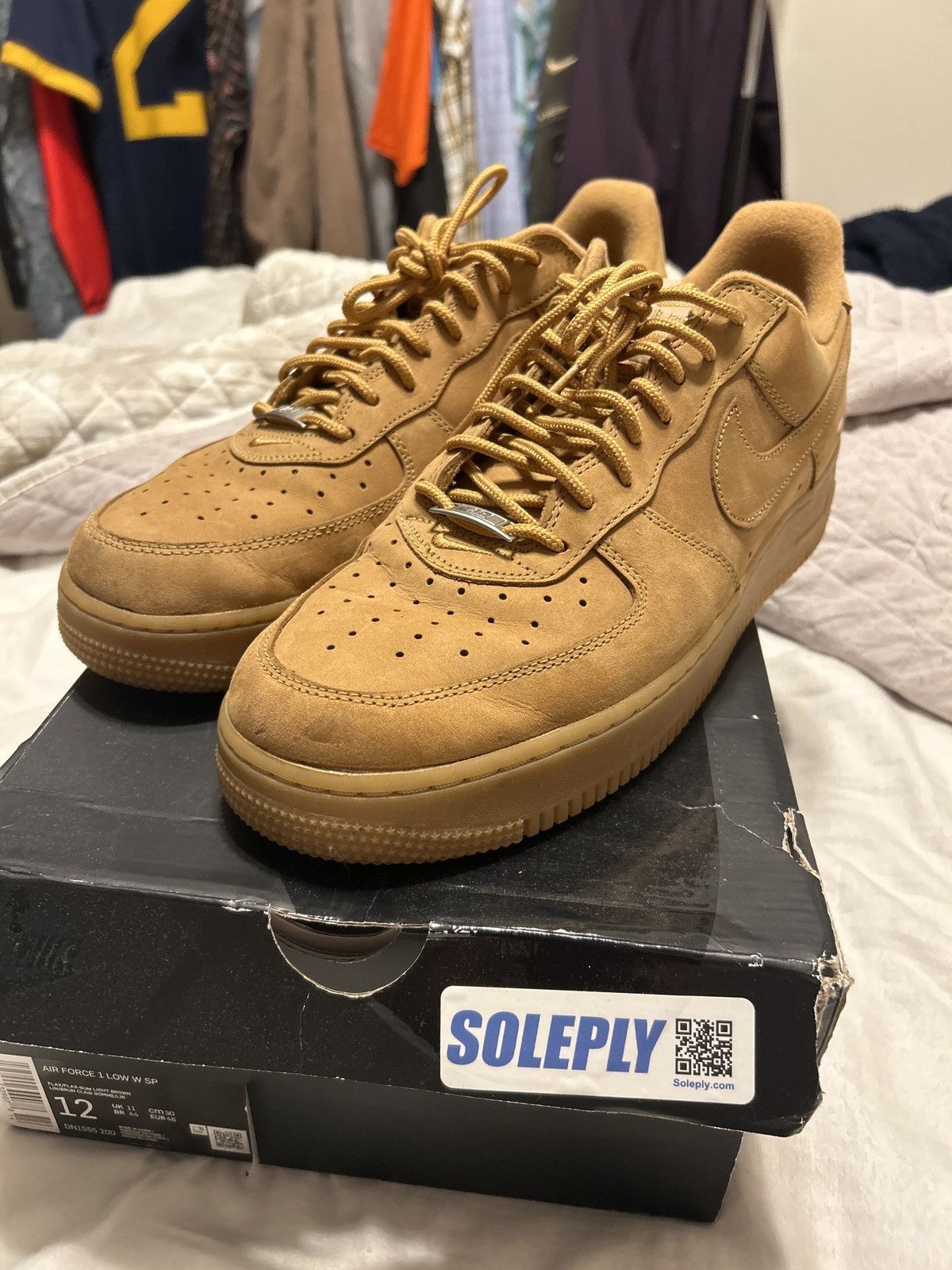Supreme Nike Air Force Wheat SZ 12