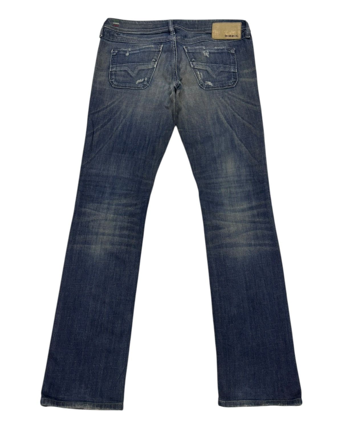 Diesel × Japanese Brand Vintage Diesel Slim Straight Denim Jeans Size US 31 - 2 Thumbnail