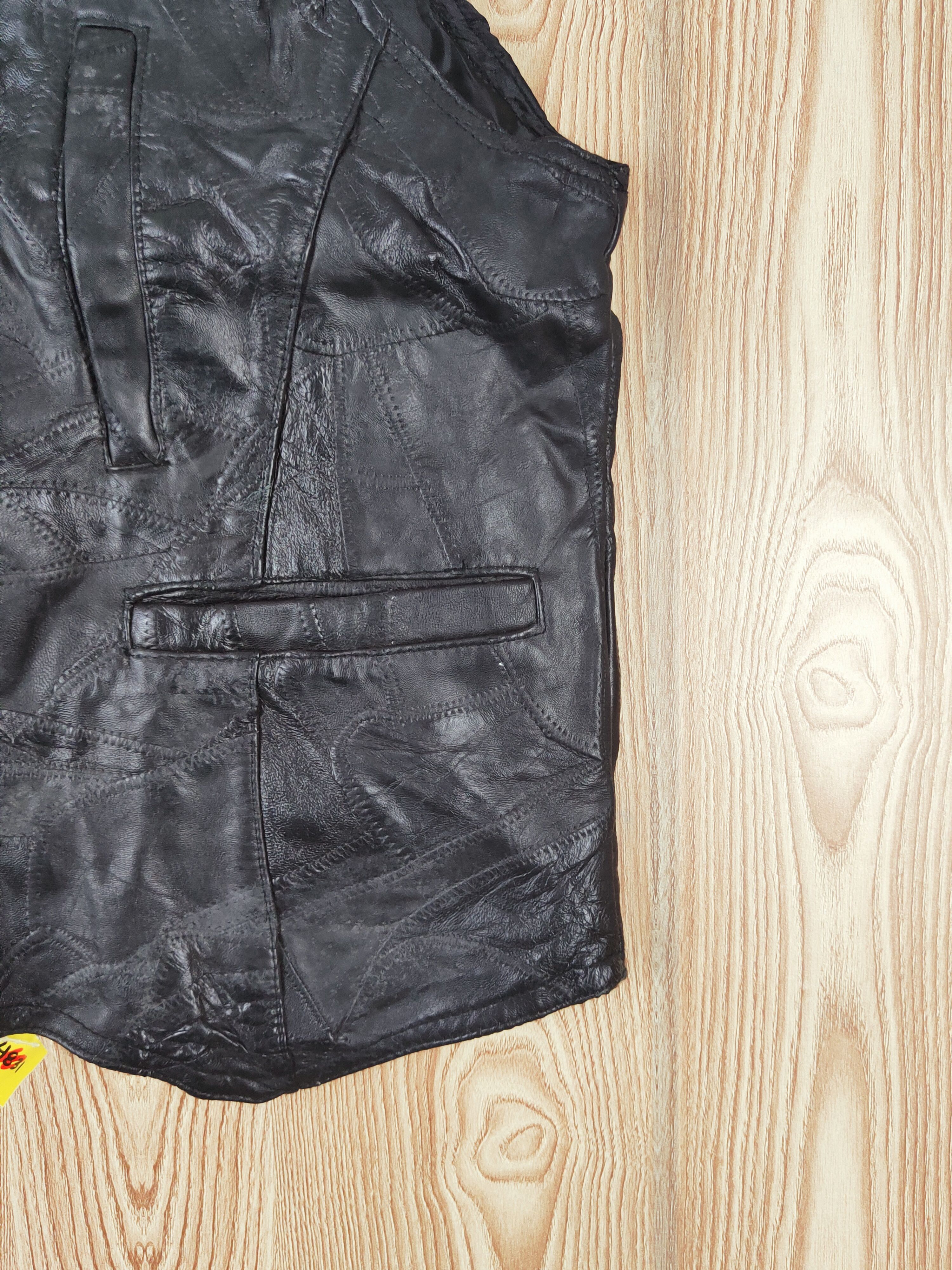 Japanese Brand Japanese Brand vintage Black Leather Vests #W179 Size US M / EU 48-50 / 2 - 6 Thumbnail