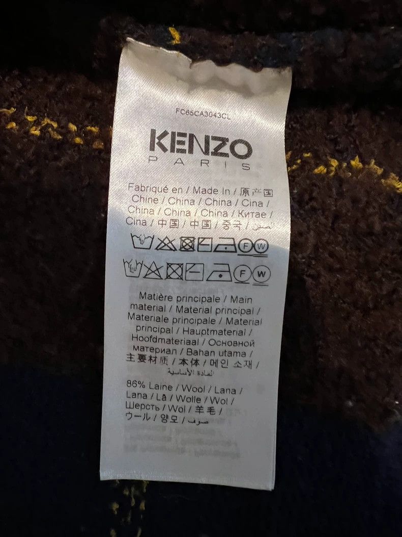 Kenzo KENZO Men's wool knit cardigan Size US S / EU 44-46 / 1 - 4 Thumbnail