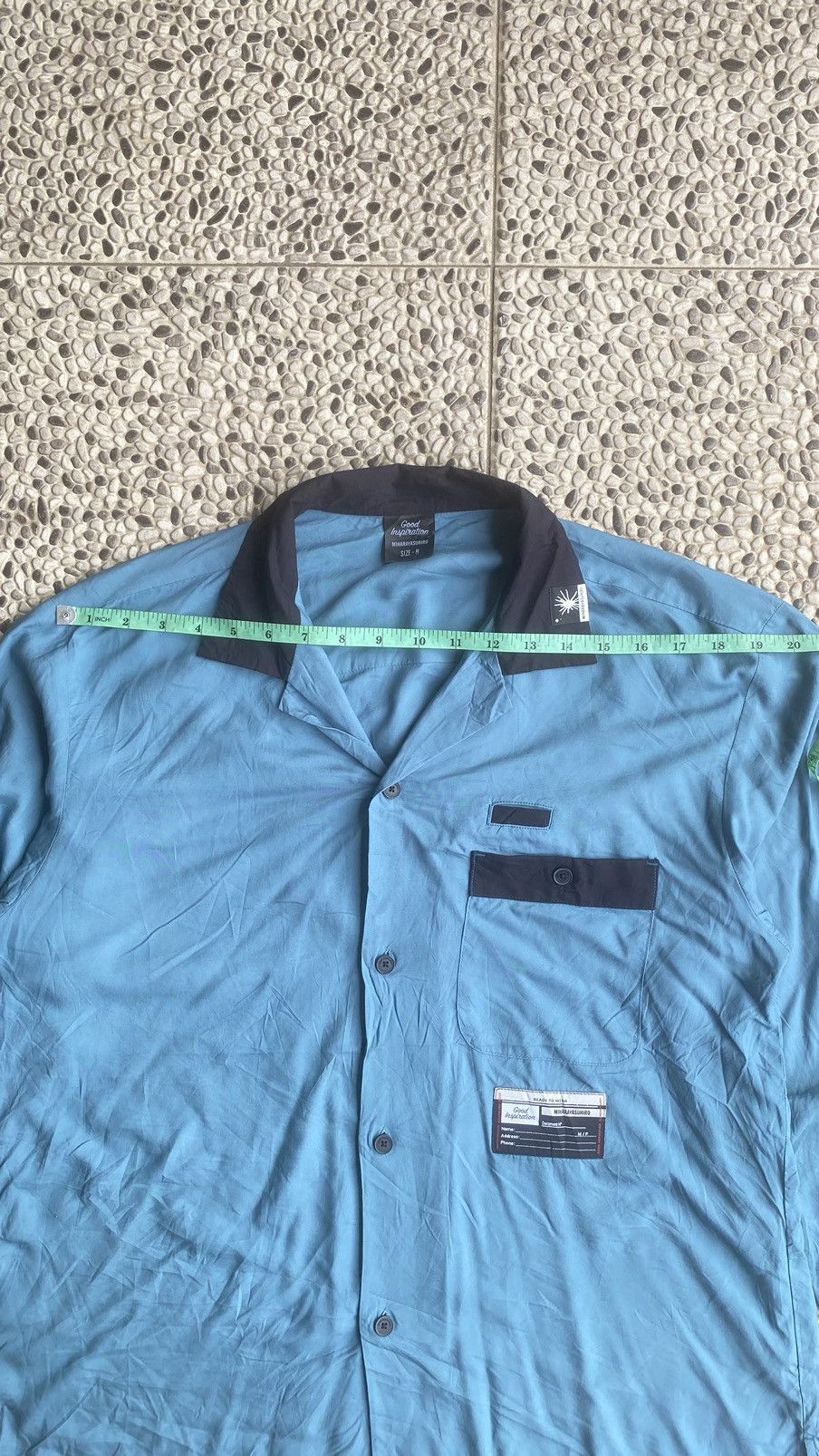 Japanese Brand × Maison MIHARA YASUHIRO Miharayasuhiro Open Collar Button Up Rayon Shirt Size US M / EU 48-50 / 2 - 7 Thumbnail