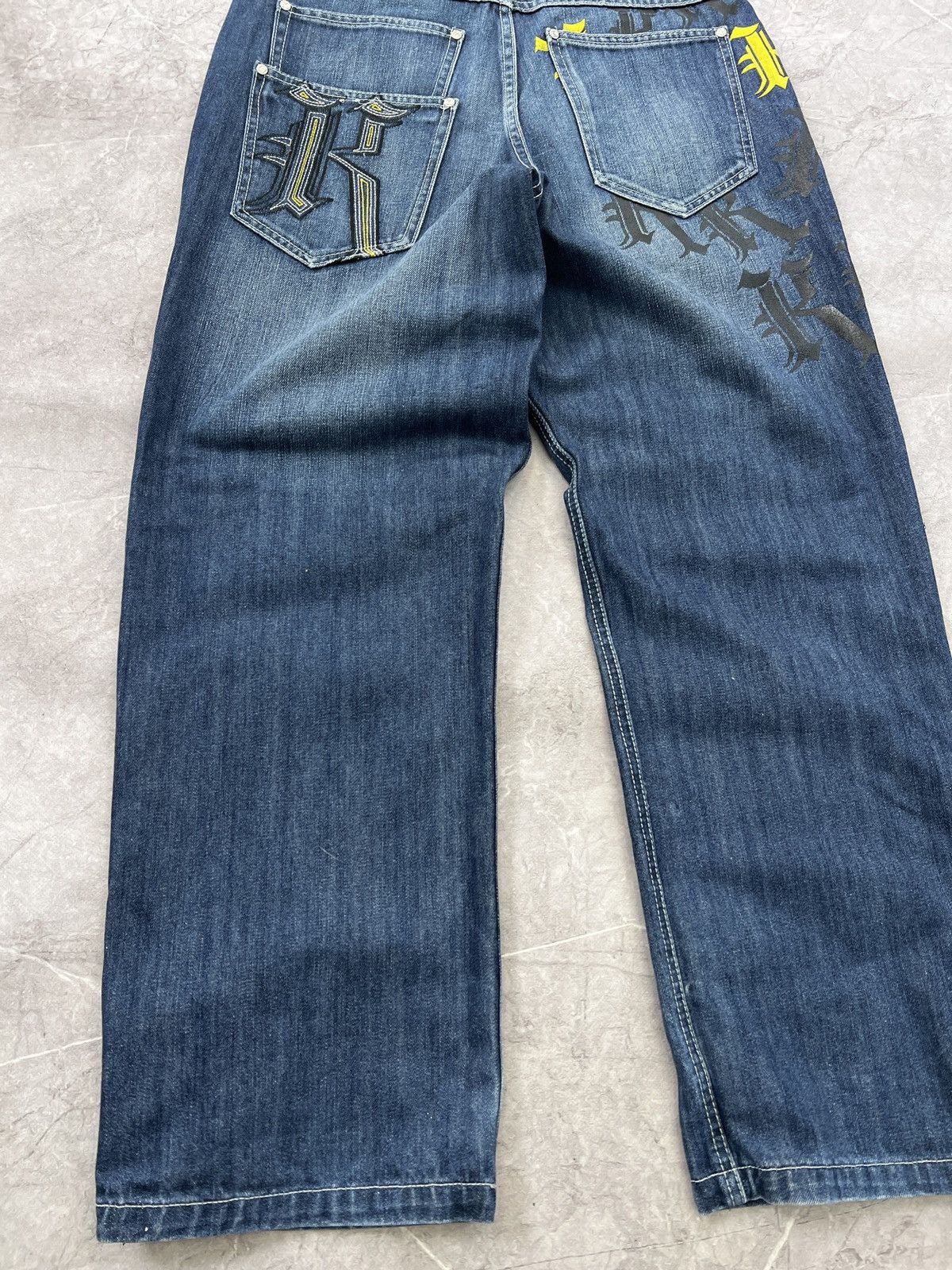 Karl Kani × Wu-Tang Clan Rap skater distressed baggy Karl Kani Jeans pants Size US 30 / EU 46 - 13 Thumbnail