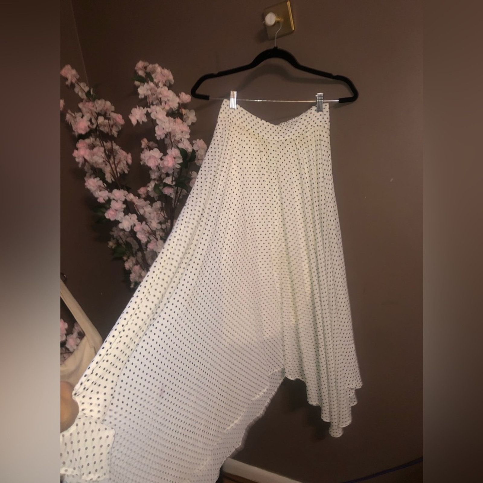 NBDN Nobrandedon Polka dot maxi skirt by premise. Size 27" / US 4 / IT 40 - 3 Thumbnail