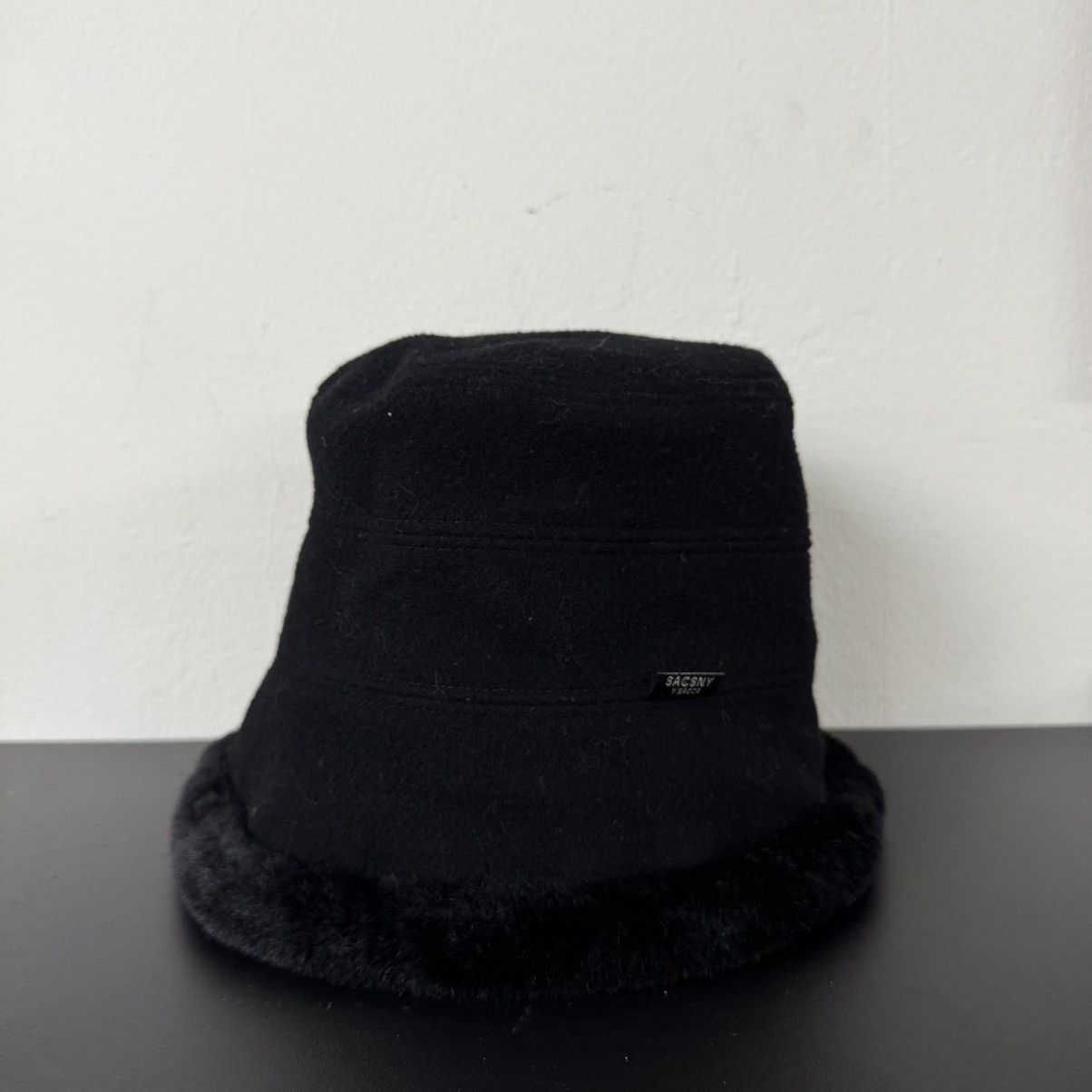 Yohji Yamamoto AW Yohji Yamamoto Ysaccs Fuzzy Hat Fur Size ONE SIZE - 1 Thumbnail