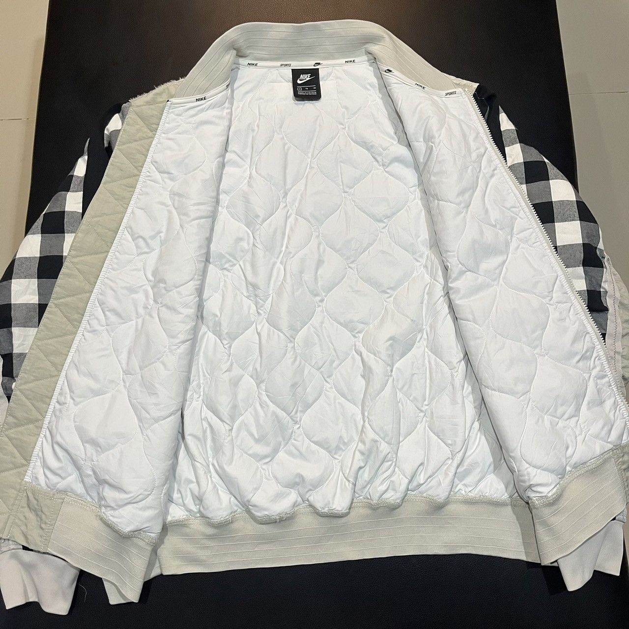 Nike Nike Sportswear Bomber Jacket Beige Size US XL / EU 56 / 4 - 11 Thumbnail