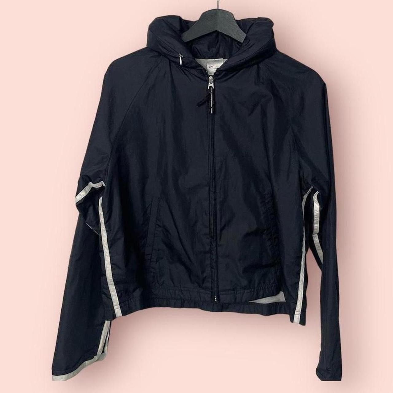 Vintage Ladies Vintage 00’s Nike Windbreaker Nylon Jacket! Size M / US 6-8 / IT 42-44 - 3 Thumbnail