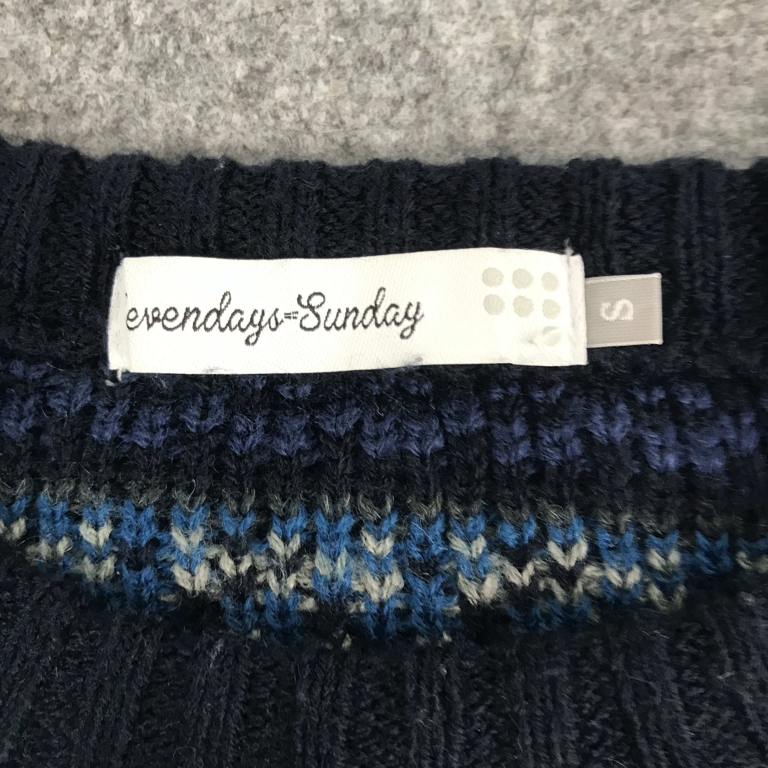 Aran Isles Knitwear × Japanese Brand × Vintage Navajo Knitwear Japan sevendays=sunday brand Knitwear Size US S / EU 44-46 / 1 - 9 Thumbnail