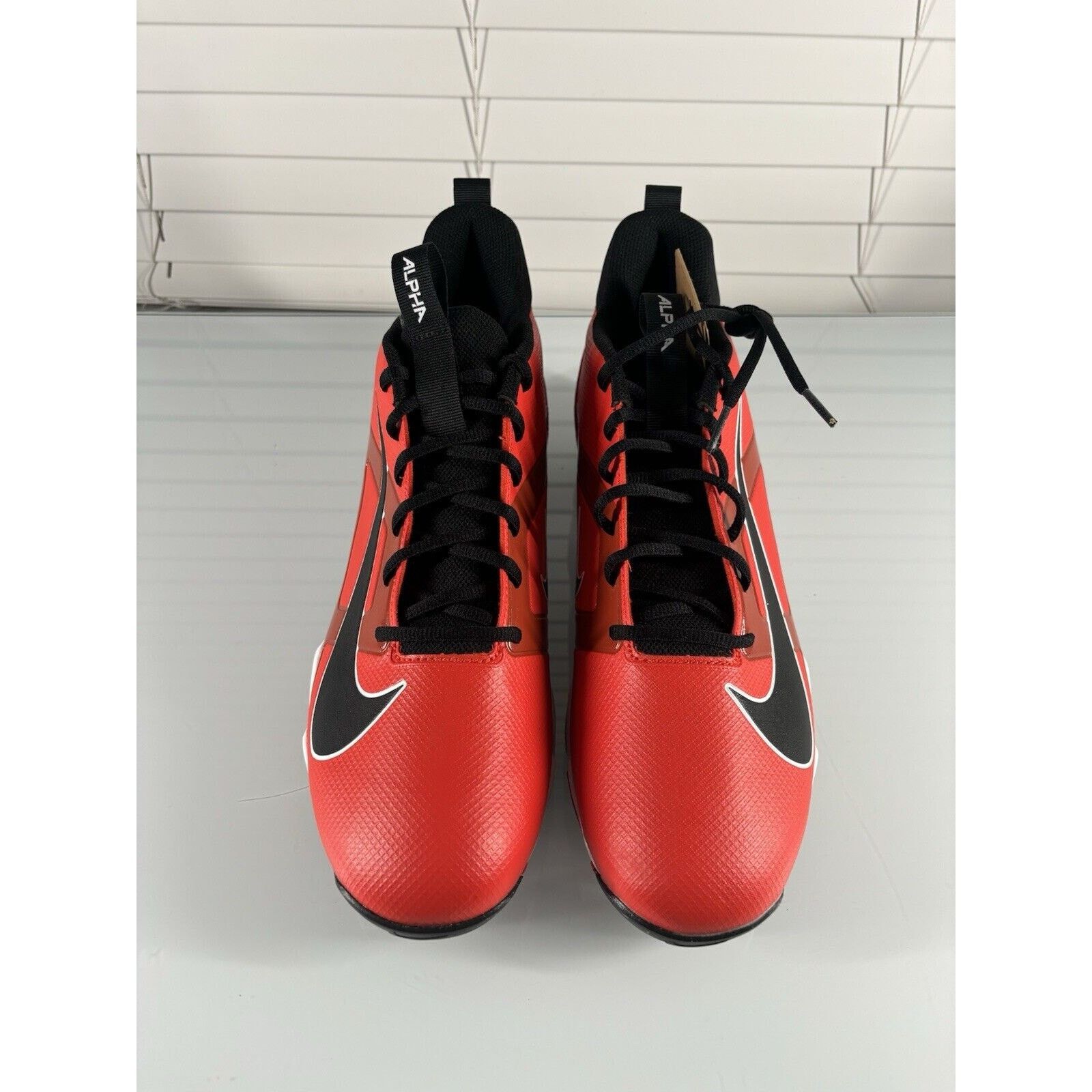 Nike Nike Alpha Menace Cleats 4 Shark Picante Red Black Size 14 Size US 14 / EU 47 - 2 Thumbnail