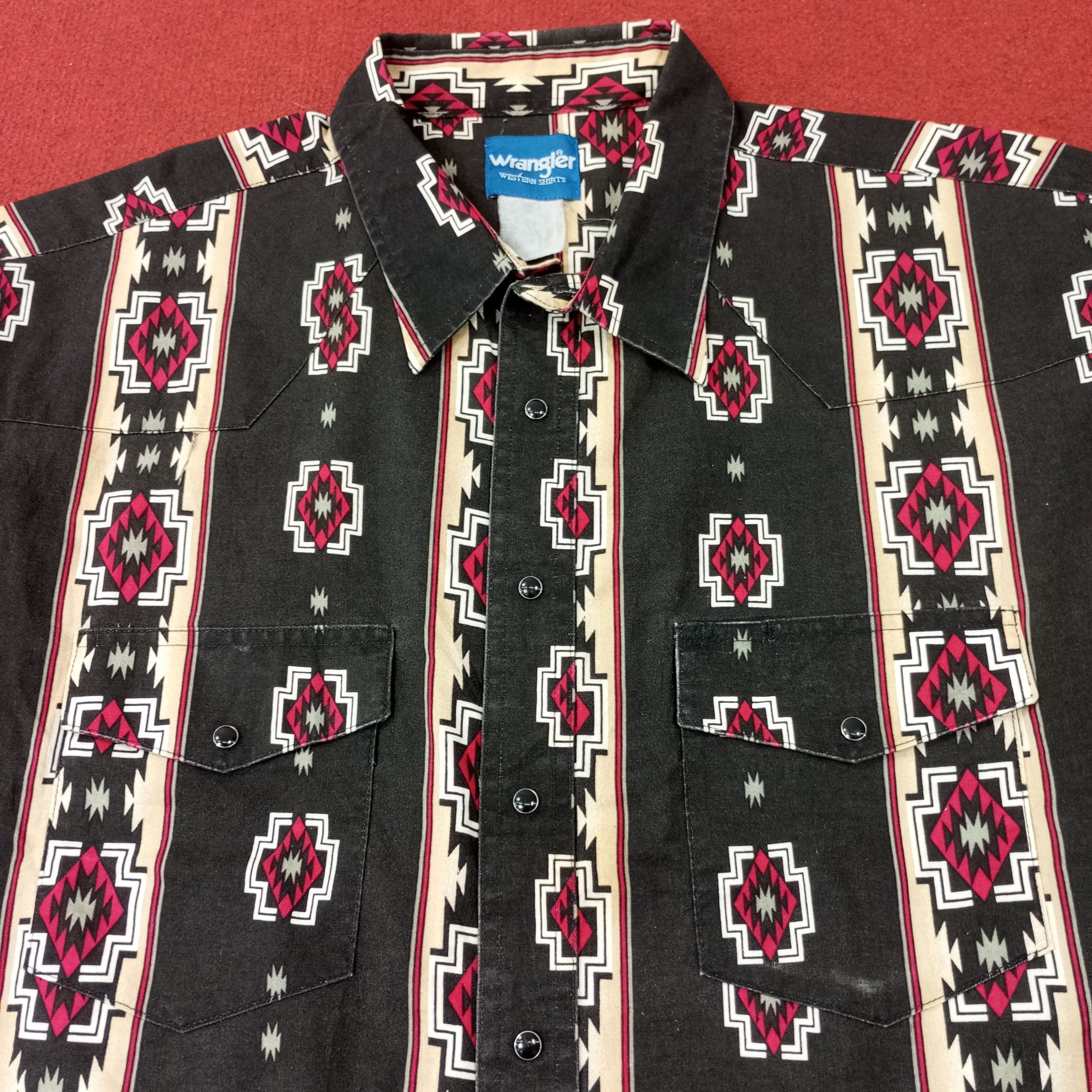 Wrangler Wrangler Western Shirts Classic Style c223n5 Size US XXL / EU 58 / 5 - 2 Thumbnail