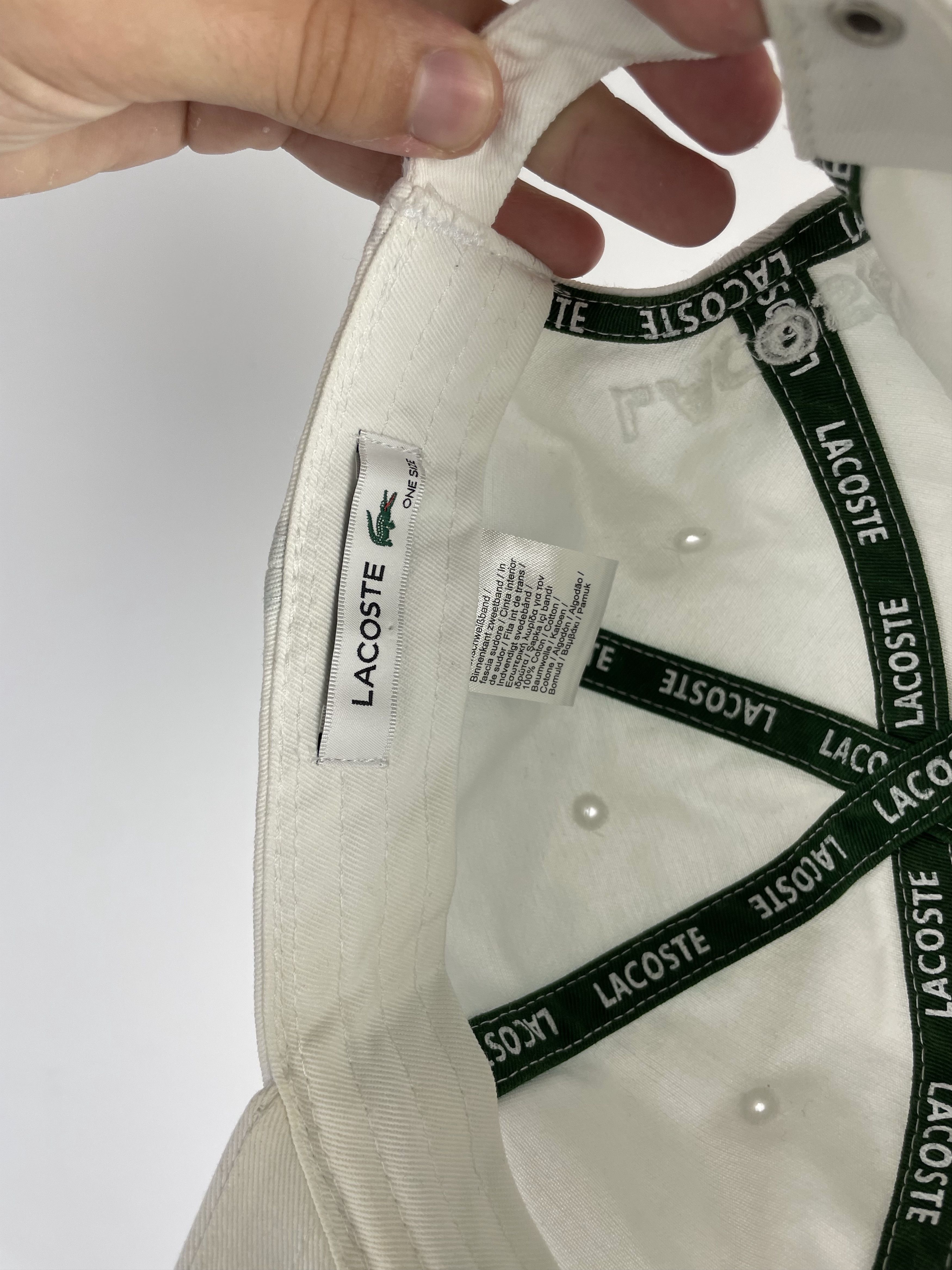 Lacoste Vintage Lacoste Cap Size ONE SIZE - 8 Thumbnail