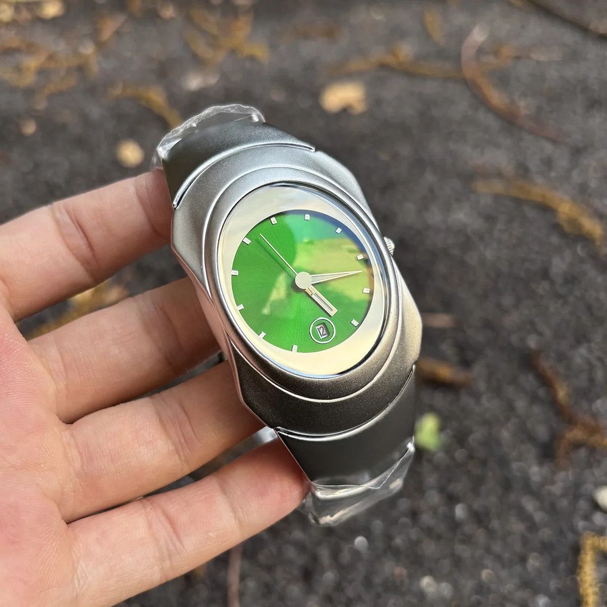 Vintage Green Retro Watch Size ONE SIZE - 2 Thumbnail