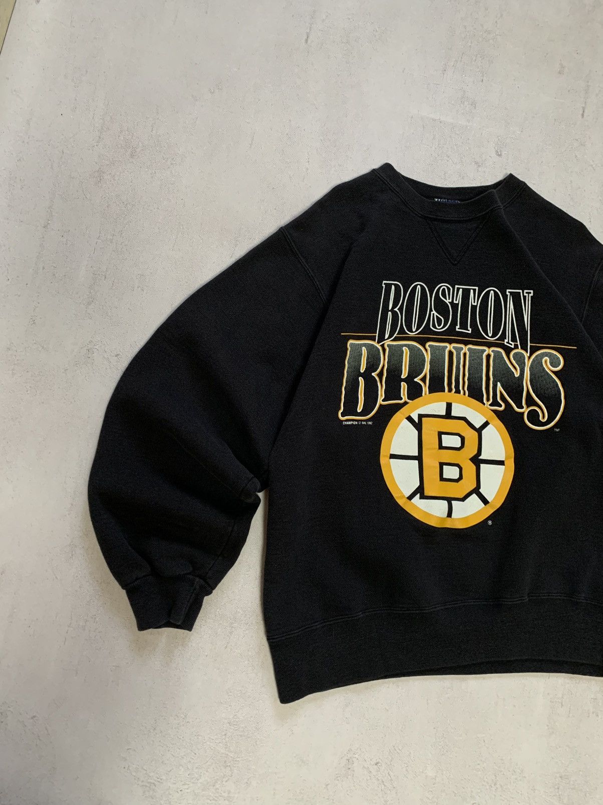 Champion × Vintage Vintage Champion Boston Bruins Sweatshirt 1992 Big Logo Y2K Size US L / EU 52-54 / 3 - 2 Thumbnail