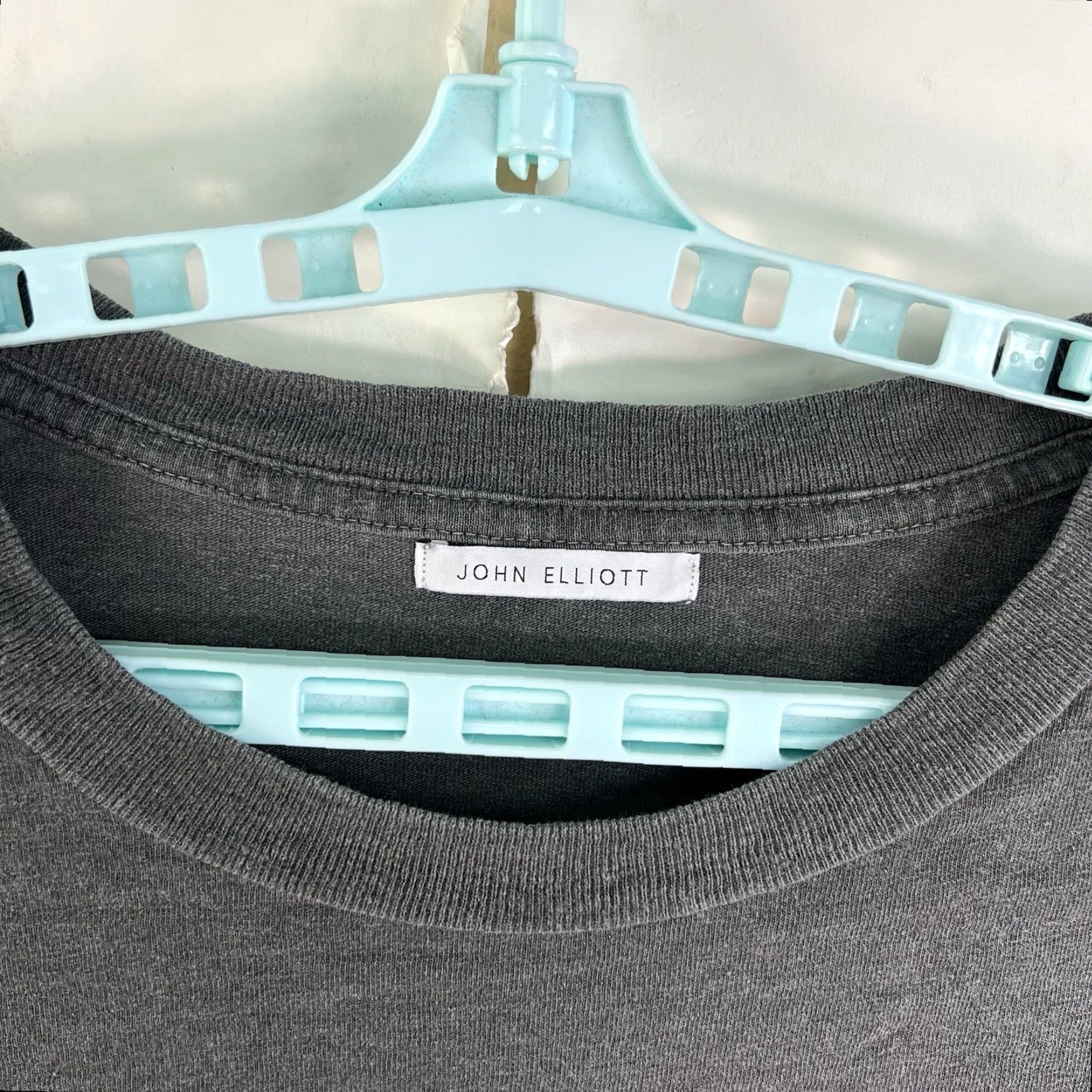 John Elliott John Elliott Long Sleeve Cotton T-Shirt Mens 3XL Gray Crew Neck USA Made Size US XXL / EU 58 / 5 - 3 Thumbnail