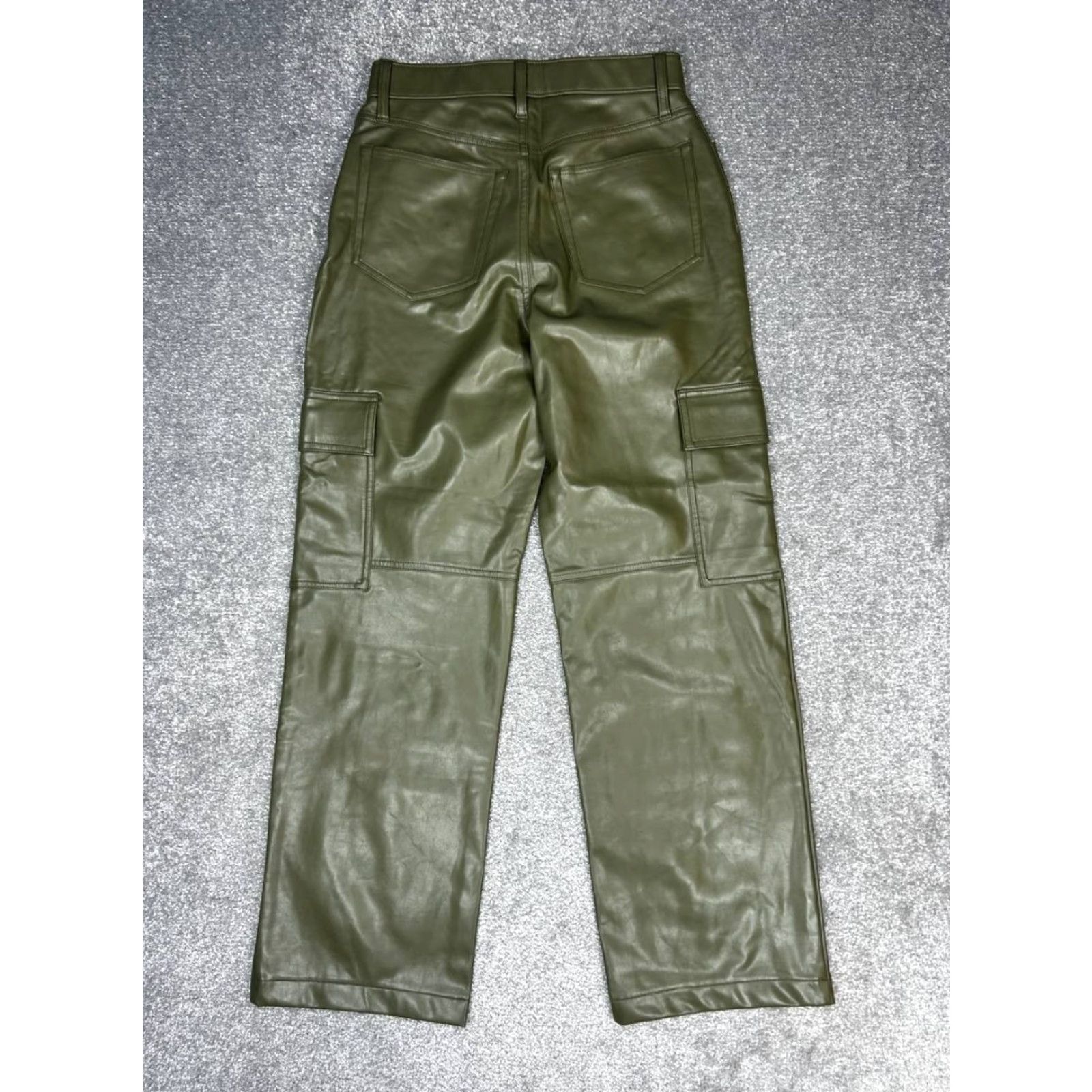 Abercrombie & Fitch Abercrombie & Fitch Curve Love The 90s Relaxed Cargo Pants Womens 28 Green Size 28" / US 6 / IT 42 - 2 Thumbnail