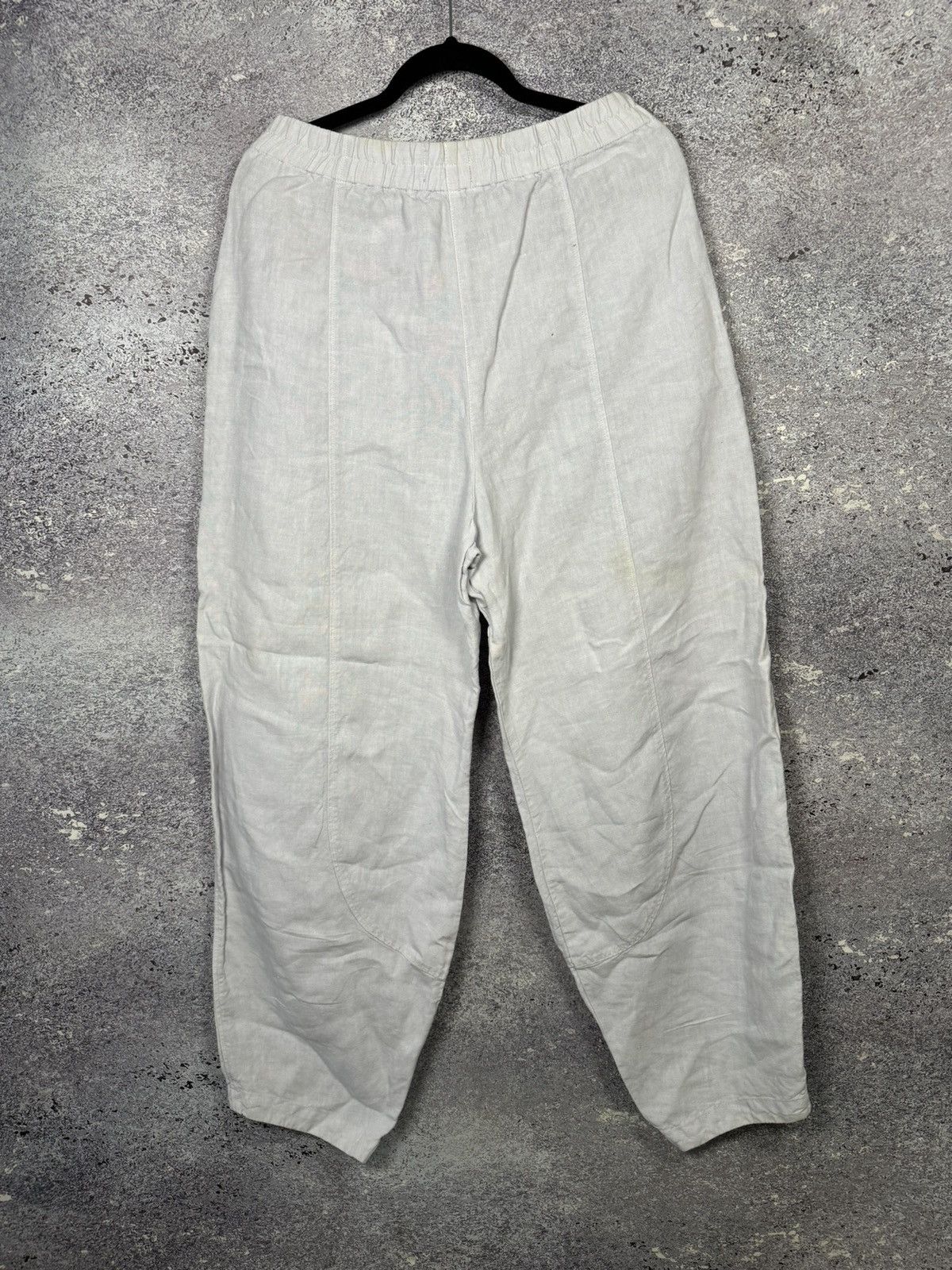 Japanese Brand × OSKA Vintage Japanese OSKA Linen Big Pants Buggy Style Oldmoney Size 32" / US 10 / IT 46 - 19 Thumbnail