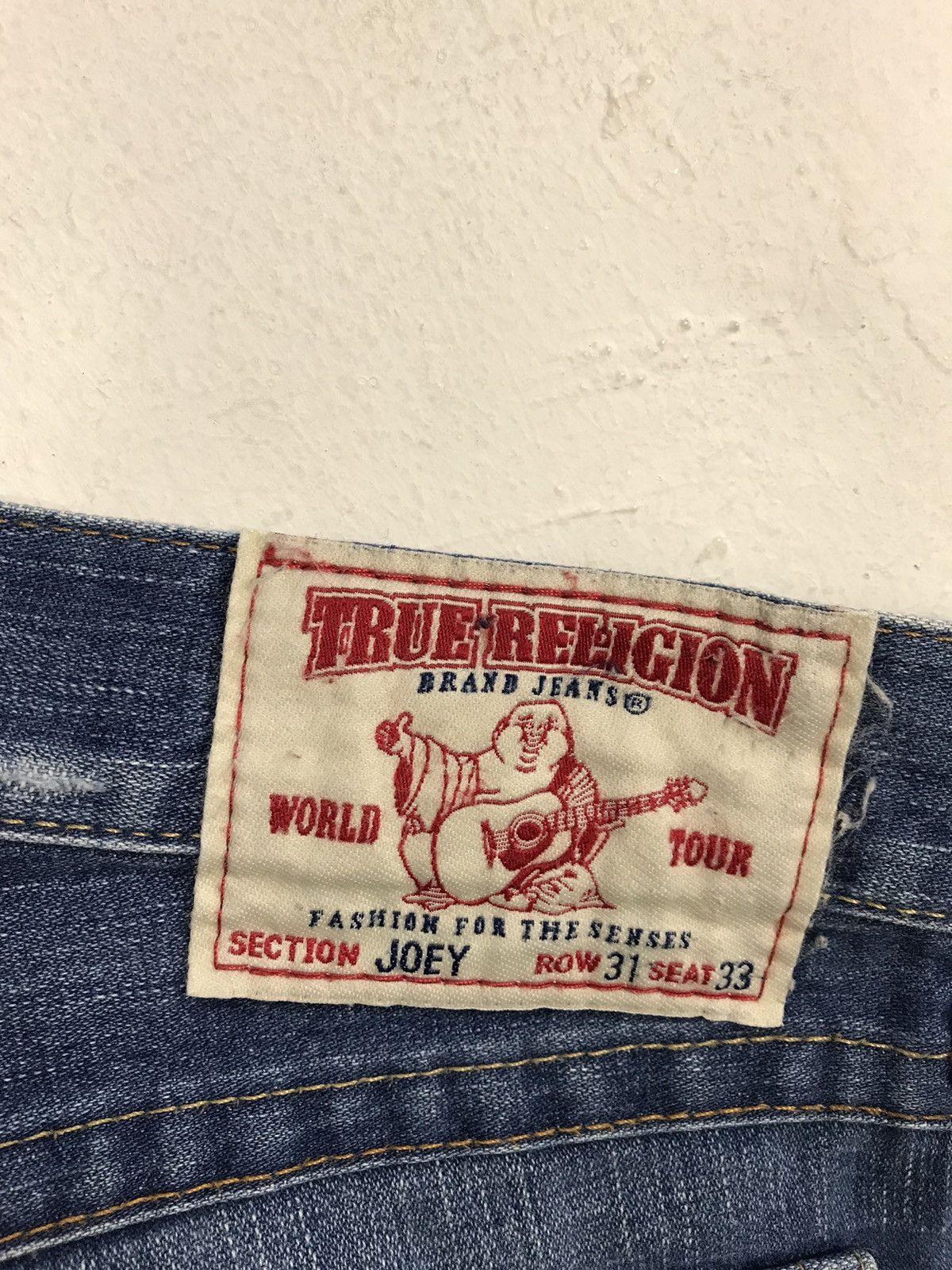 True Religion True Religion Joey Usa Flaps Pocket Low Rise Fits 31 32 Size US 31 - 6 Thumbnail
