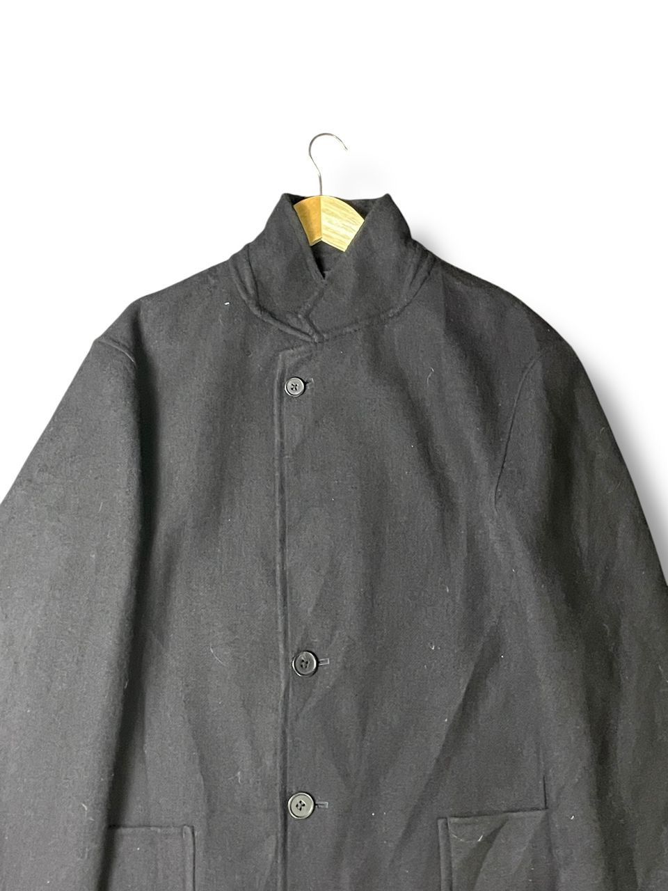 Japanese Brand × Uniqlo × Vintage Uniqlo Wool Long Coat (2) Size US M / EU 48-50 / 2 - 4 Thumbnail