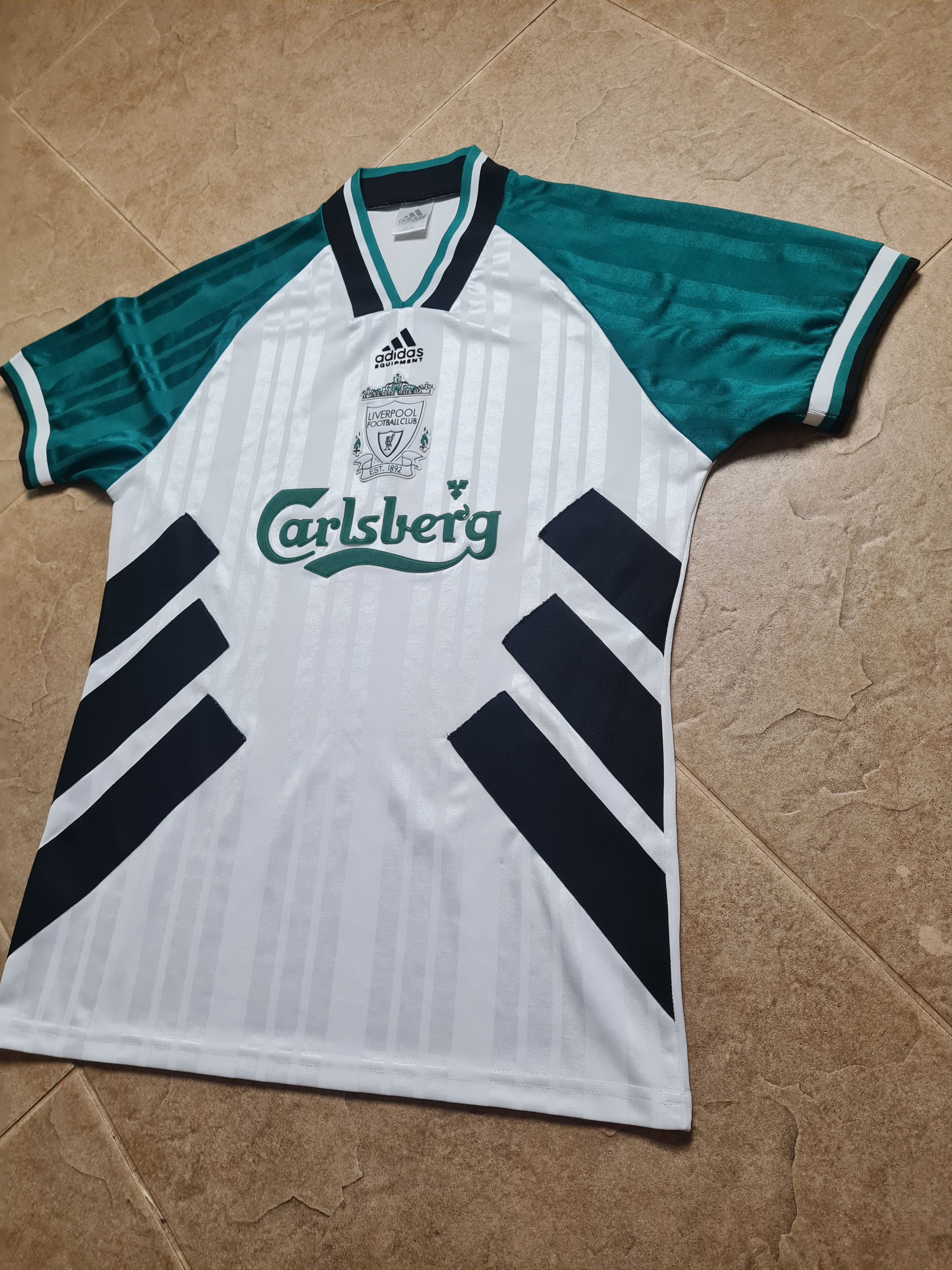 Adidas Football Jersey Liverpool Adidas 1993/1994 Away Soccer Shirt Size US S / EU 44-46 / 1 - 7 Thumbnail