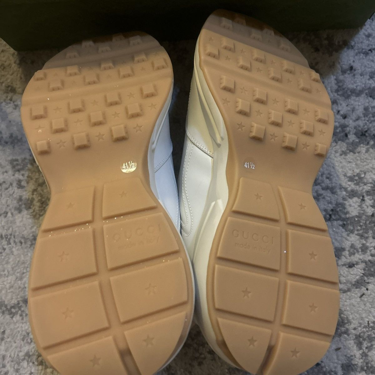Gucci Gucci Logo Rhyton Glitter Sneaker size 41.5 Size US 11.5 / IT 41.5 - 5 Thumbnail