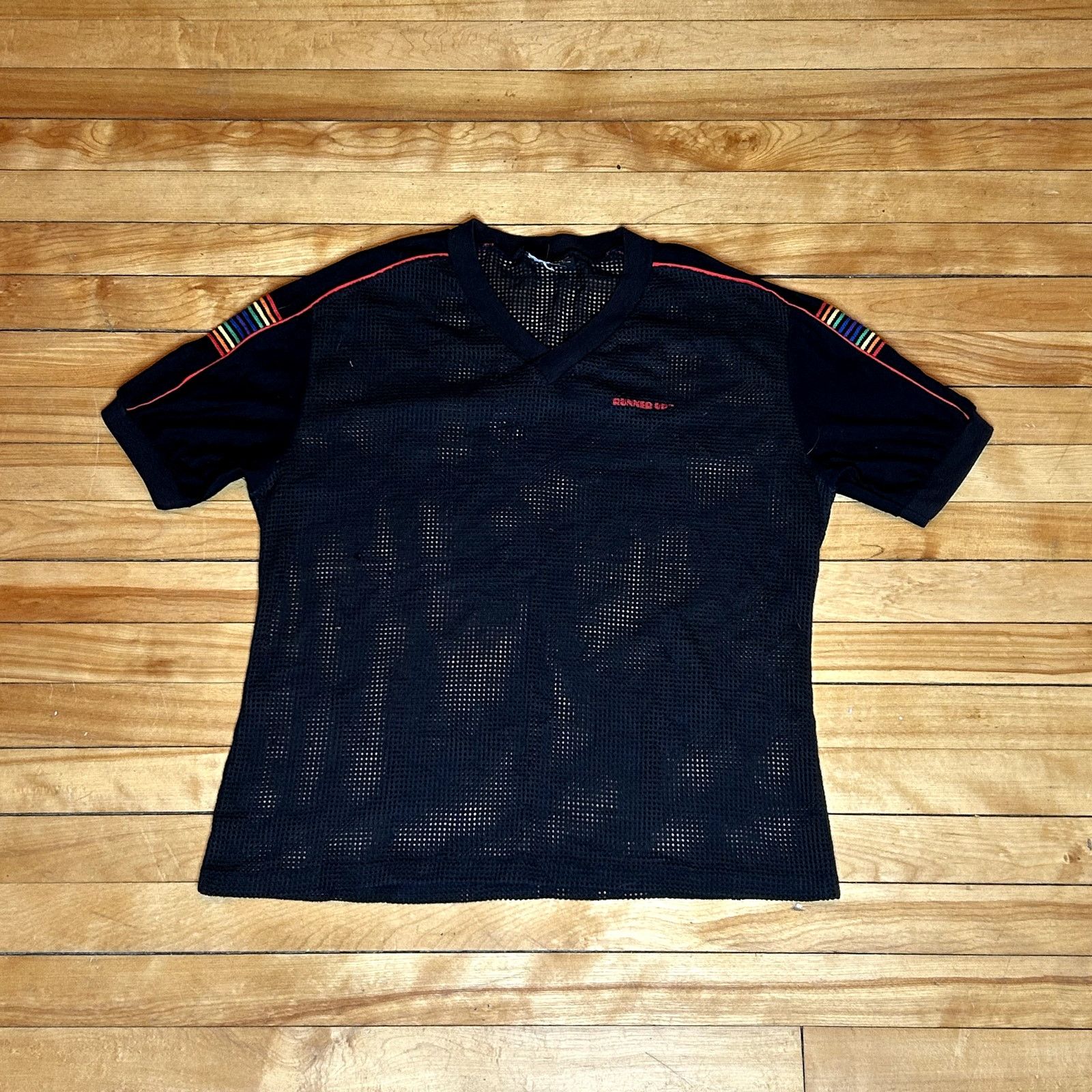 Vintage Vintage 70s/80s Mesh Runner Up T-Shirt Size US M / EU 48-50 / 2 - 1 Thumbnail