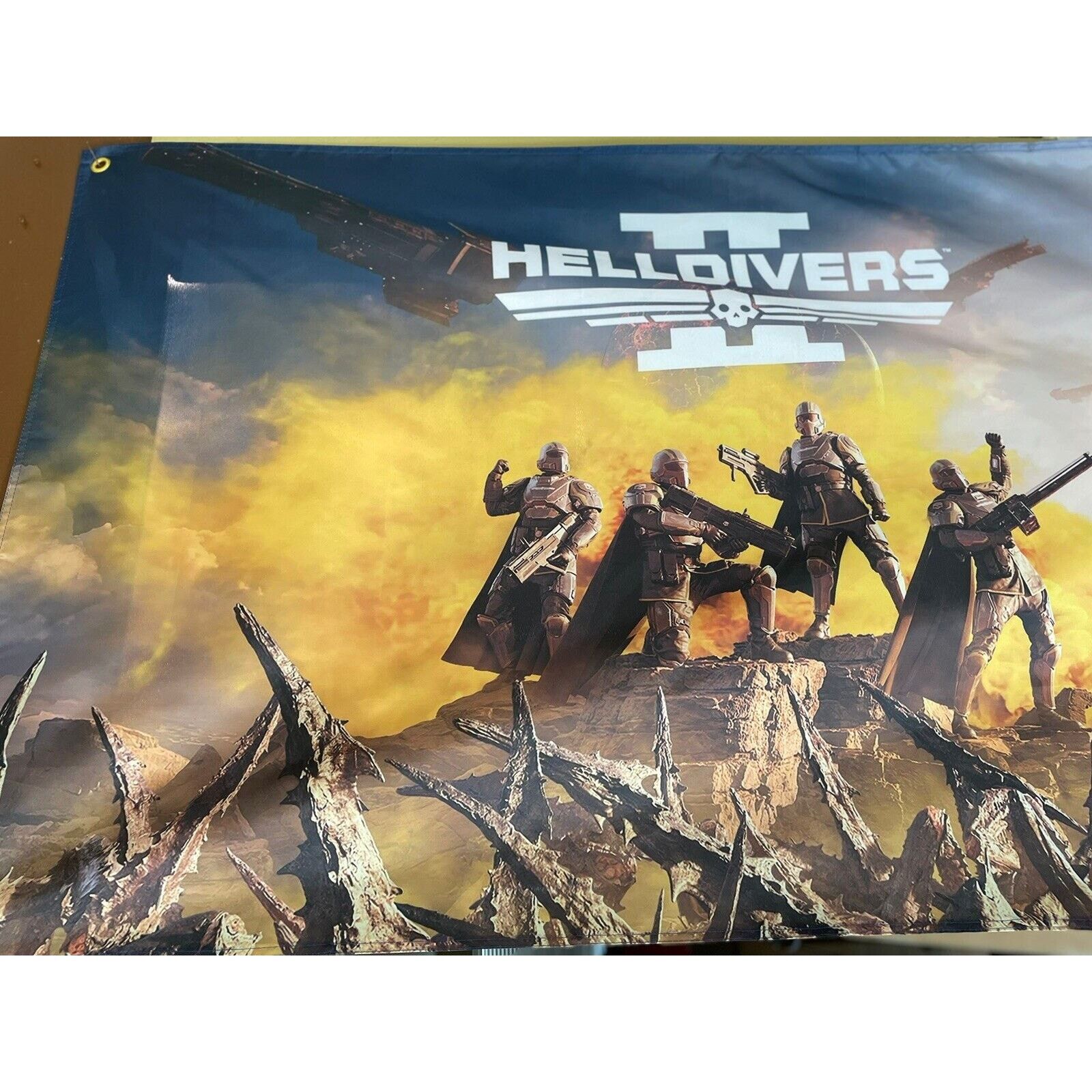 Other Helldivers II 2 Giant 5ft Flag Banner Poster PS5 XBOX PC Size ONE SIZE - 2 Thumbnail