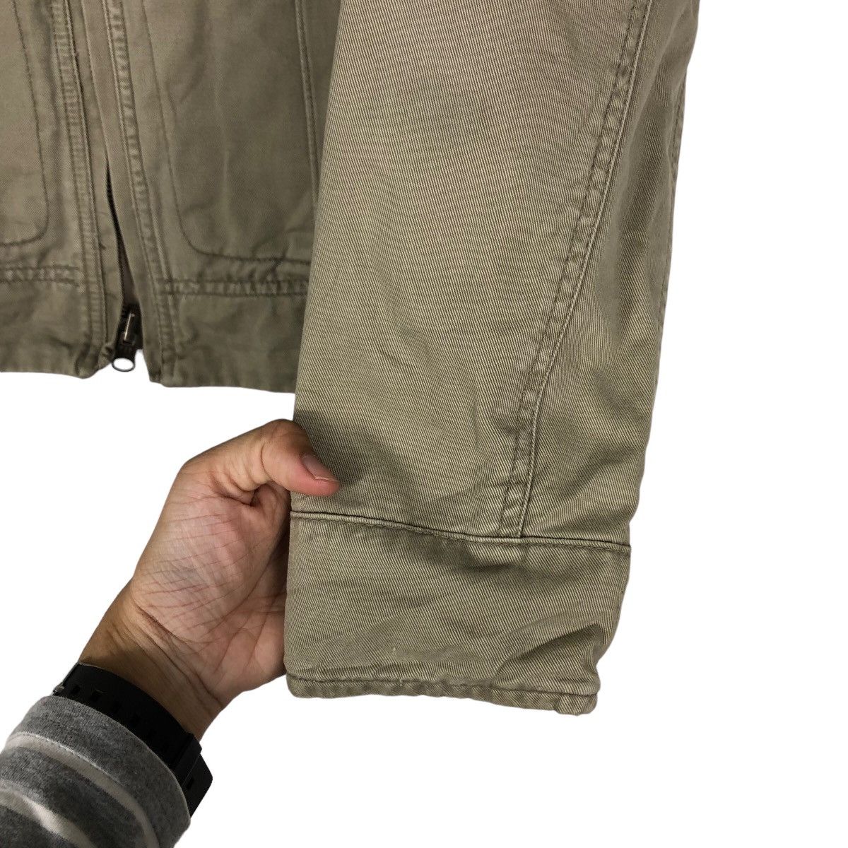 Japanese Brand 🔥Vintage Cropped Biker Jacket Gap Reversible Multi Pocket Size US S / EU 44-46 / 1 - 15 Thumbnail