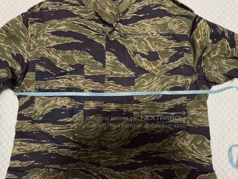 The Real McCoy's The Real McCoys Green tiger pattern M65 jacket Size US L / EU 52-54 / 3 - 3 Thumbnail