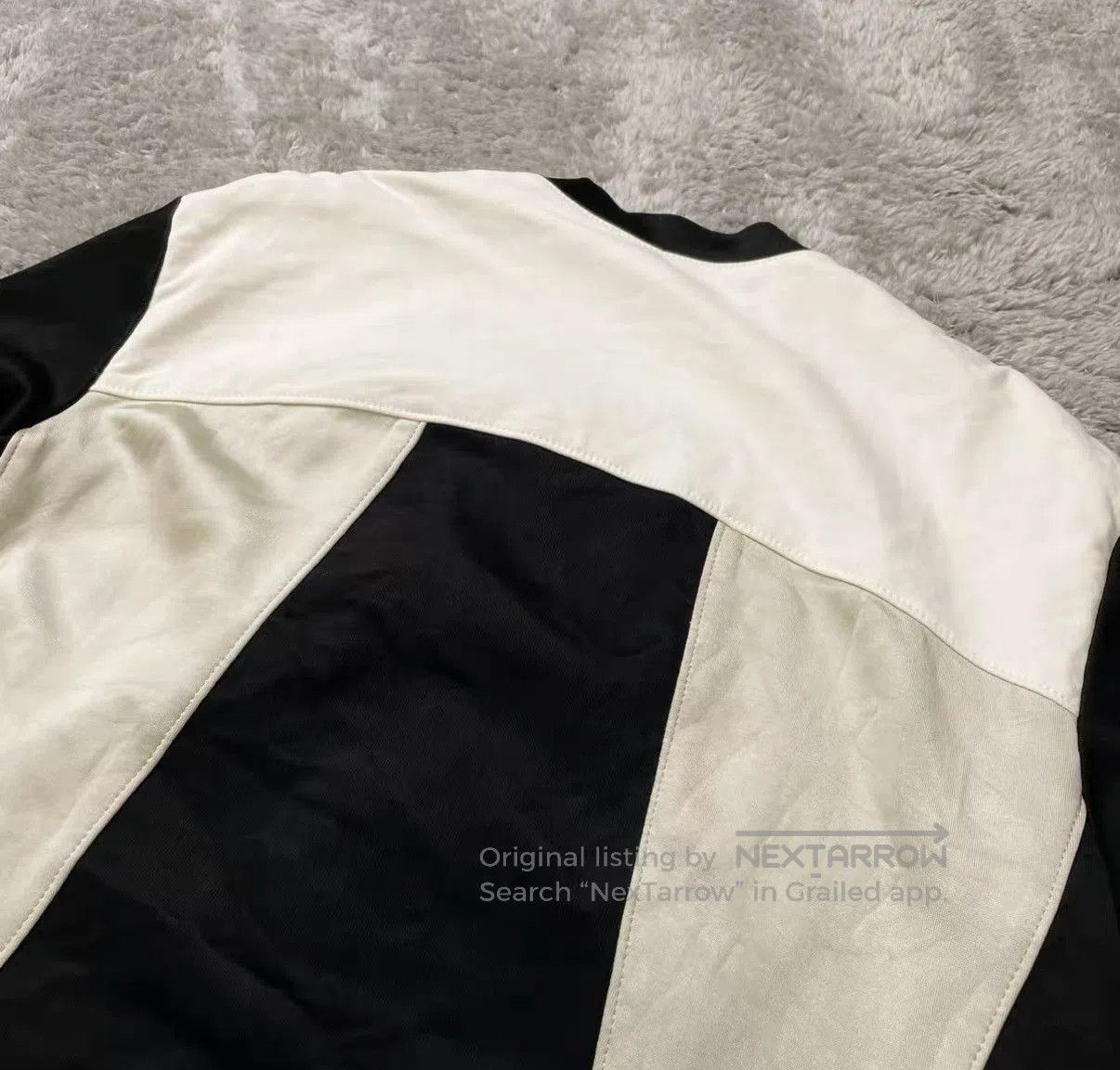 Helmut Lang White Color Block Zip. Size US L / EU 52-54 / 3 - 4 Thumbnail