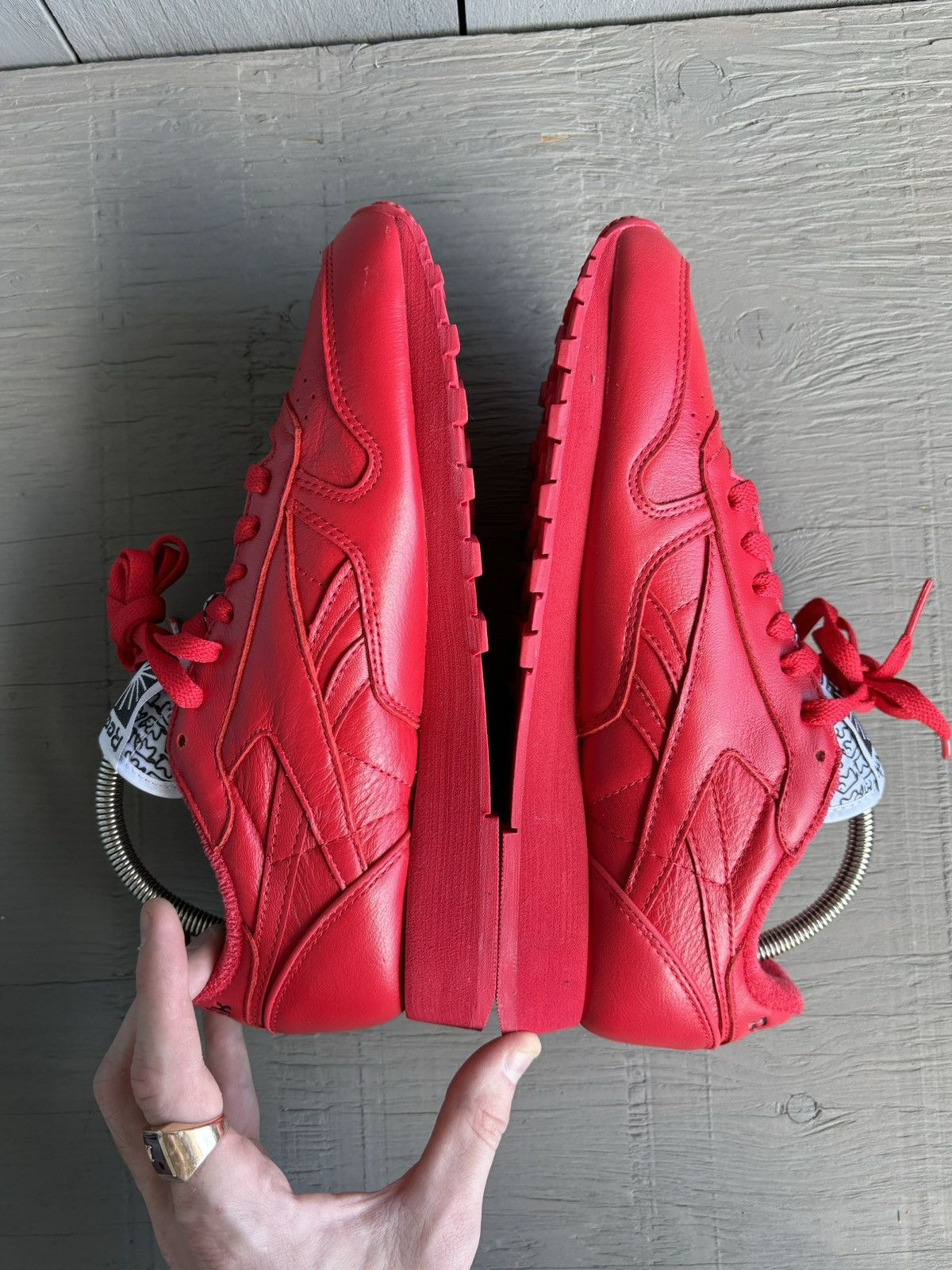 Other × Reebok Reebok x Eames Office Elephant Leather Vector Red October Size US 7 / EU 40 - 4 Thumbnail