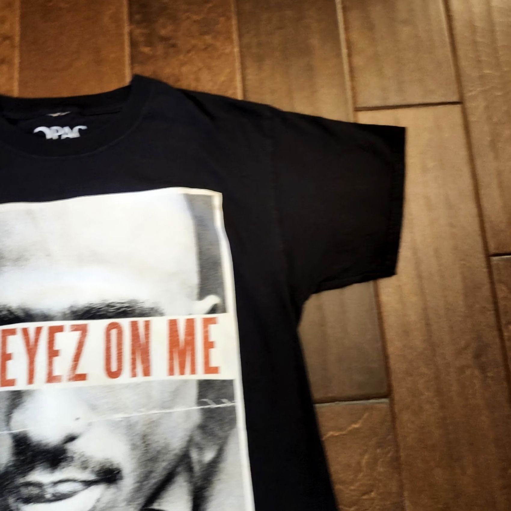 Vintage Tupac All Eyes On Me T Shirt Hip Hop Men’s S Black Crew Neck Short Sleeve Cotton Graphic Print Size US S / EU 44-46 / 1 - 5 Thumbnail
