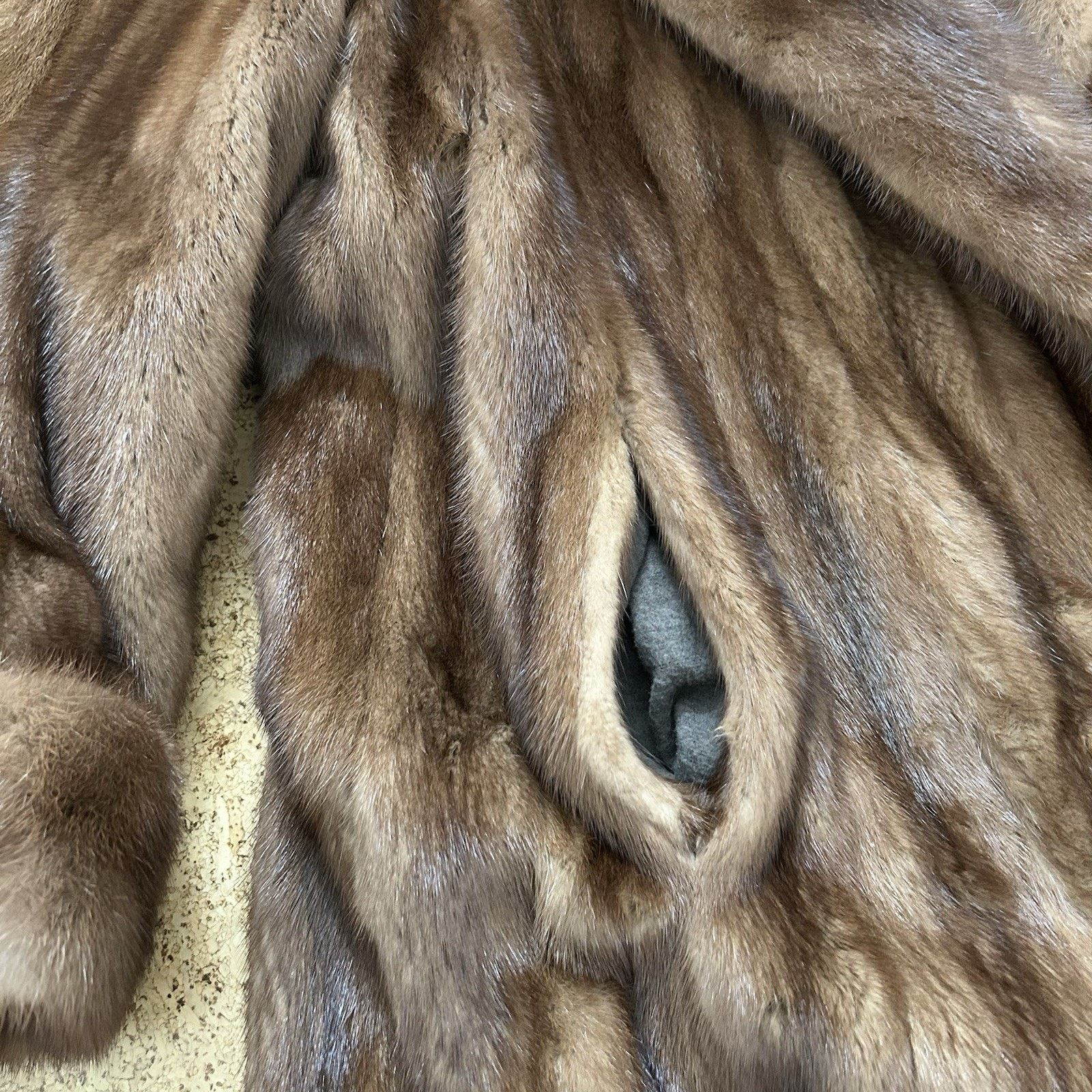 Vintage 70s Mink Fur Full Long Greek Made Trench Coat Jacket M-L Size M / US 6-8 / IT 42-44 - 7 Thumbnail