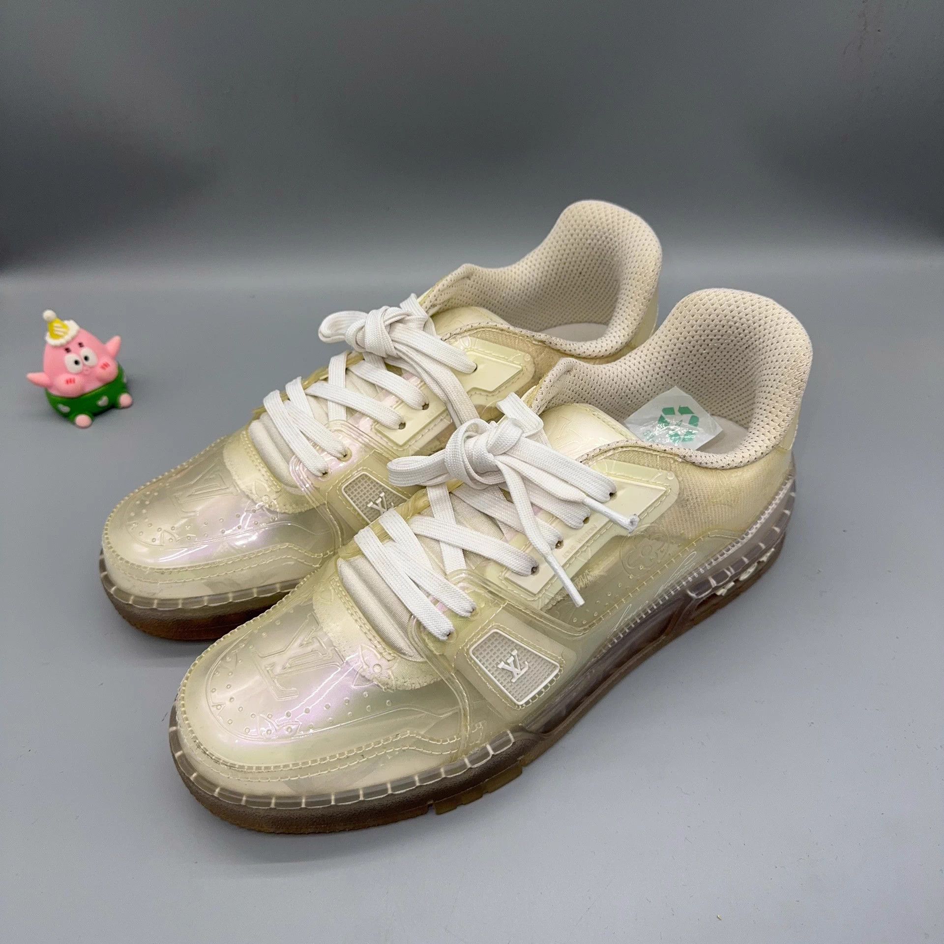 Louis Vuitton LOUIS VUITTON Trainer Monogram Flower White Size US 7.5 / EU 40-41 - 1 Thumbnail