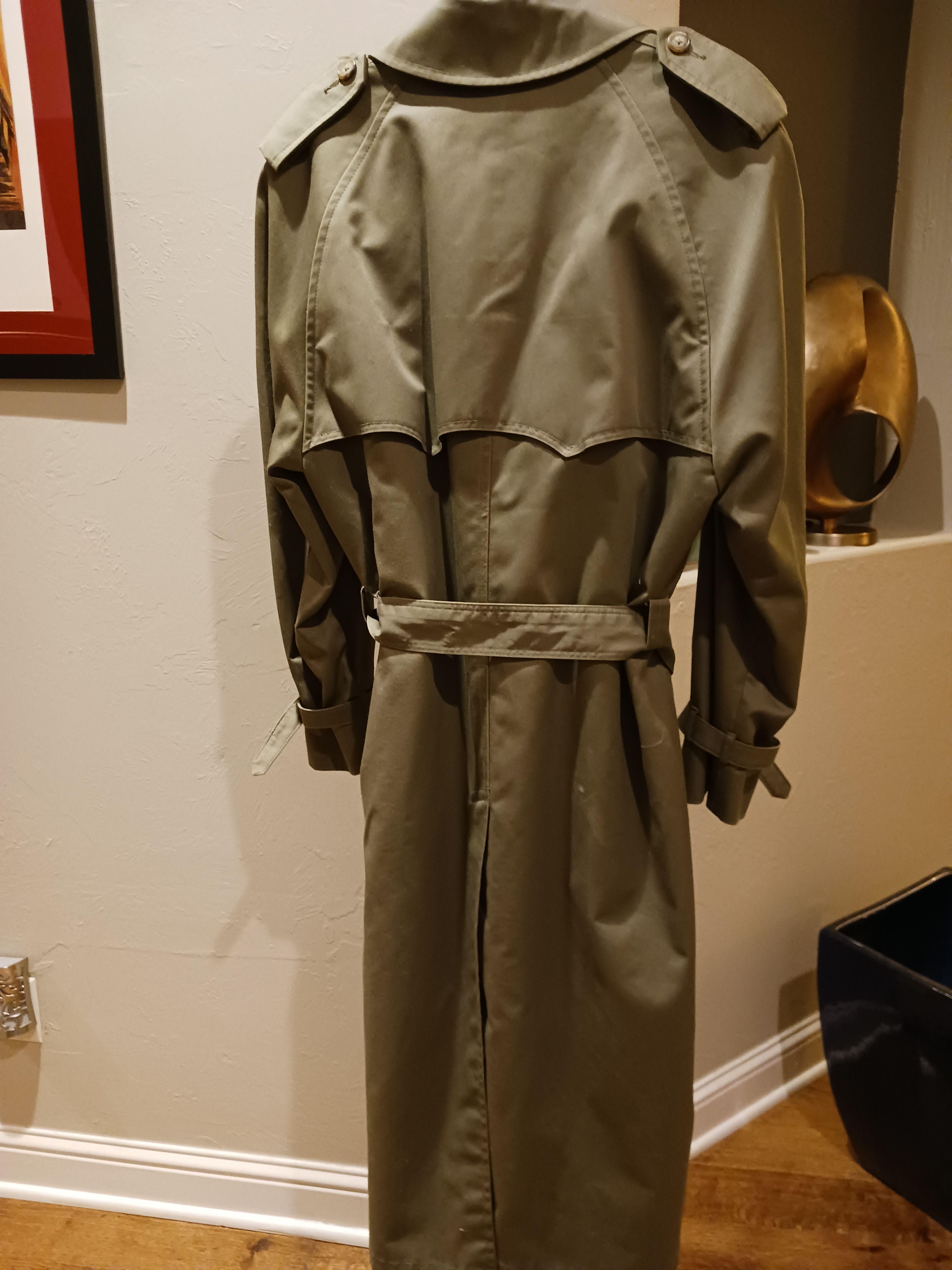 Austin Reed Vintage 70s Men's Classic Double Breasted Trench Coat Size US M / EU 48-50 / 2 - 2 Thumbnail